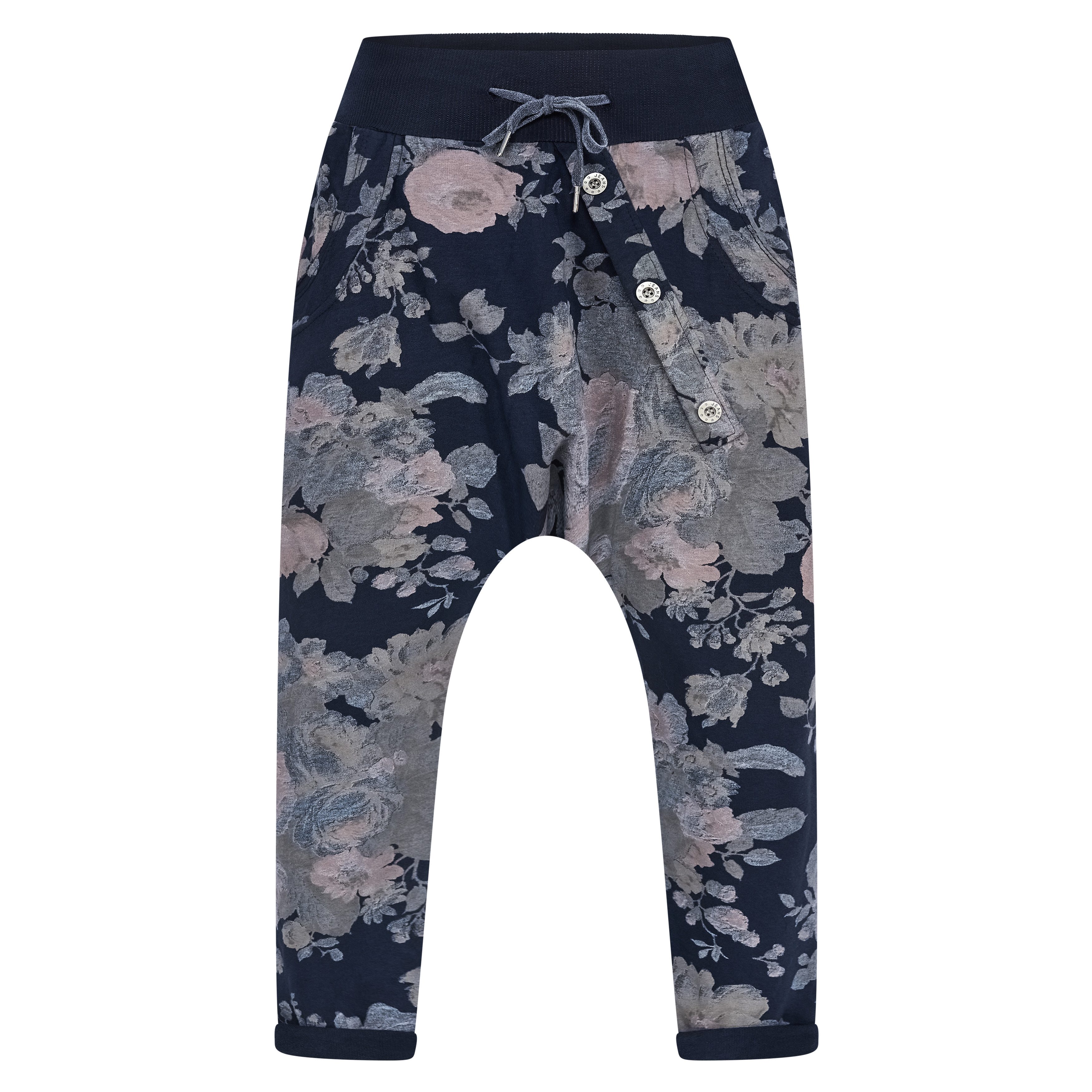 Mississhop Boyfriend-Hose Damen Hose Sweatpants Jogginghose Blumen M.130 günstig online kaufen