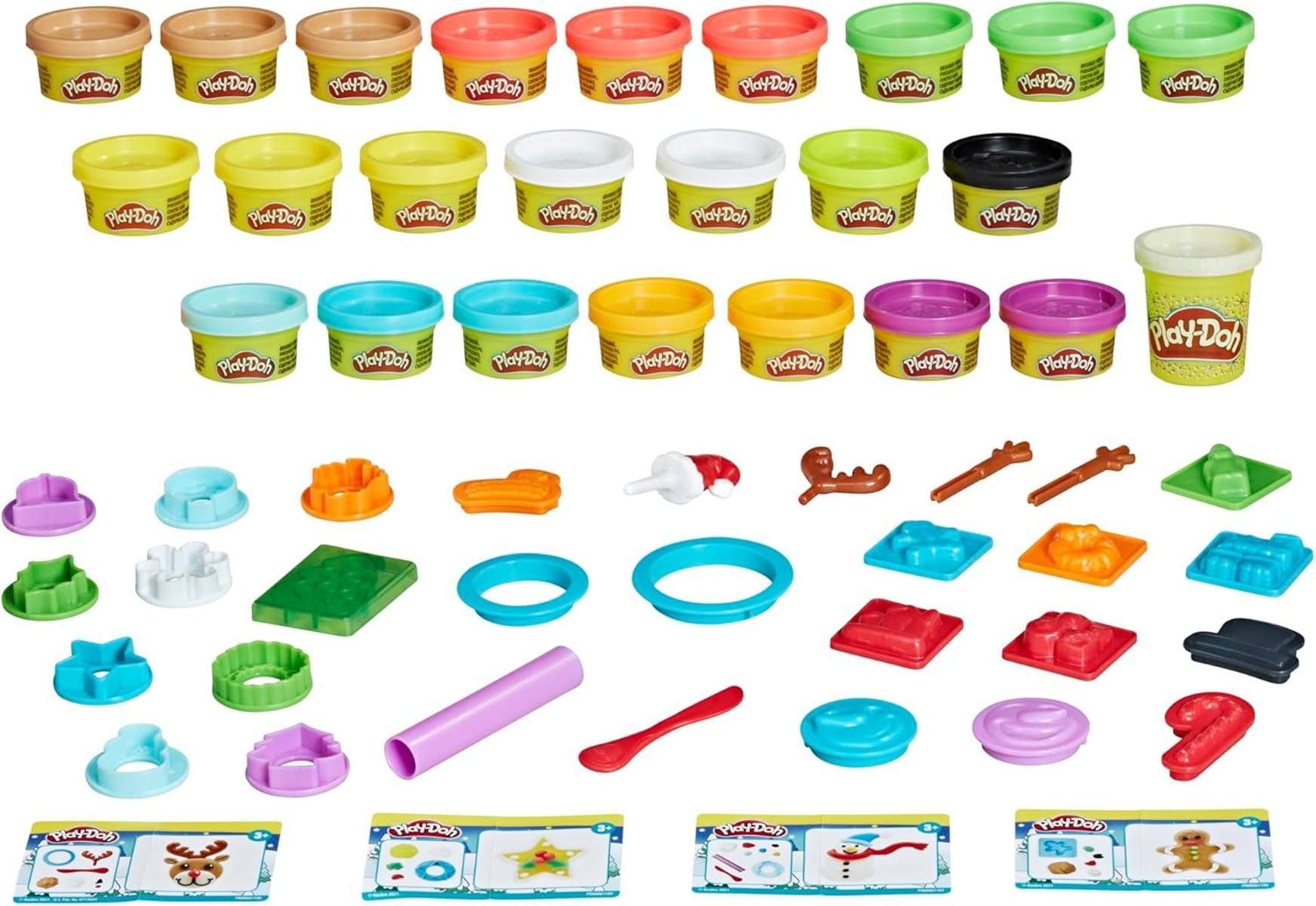 Hasbro Adventskalender Play-Doh Adventskalender, Kneten