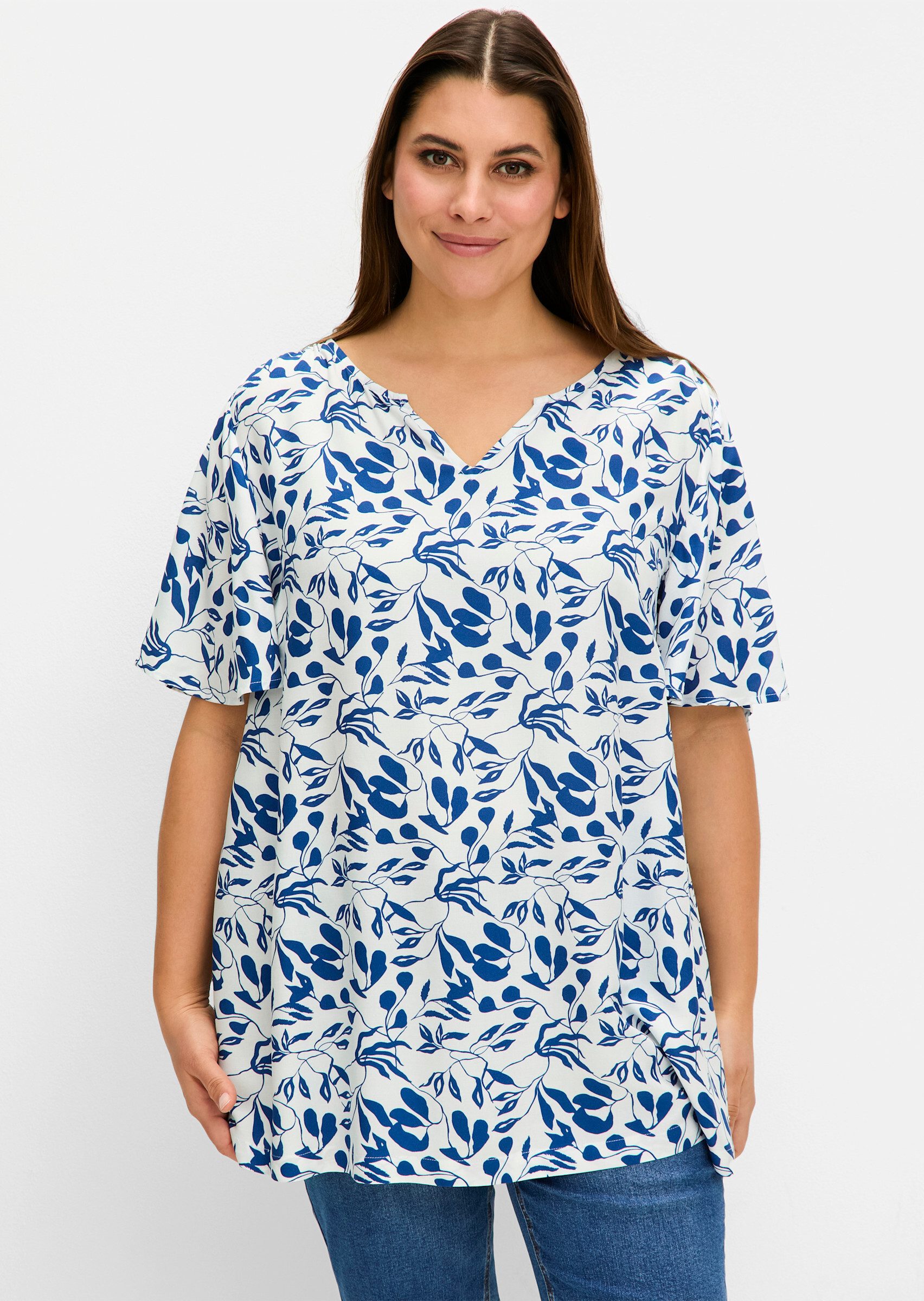Sheego Klassische Bluse Tunika günstig online kaufen