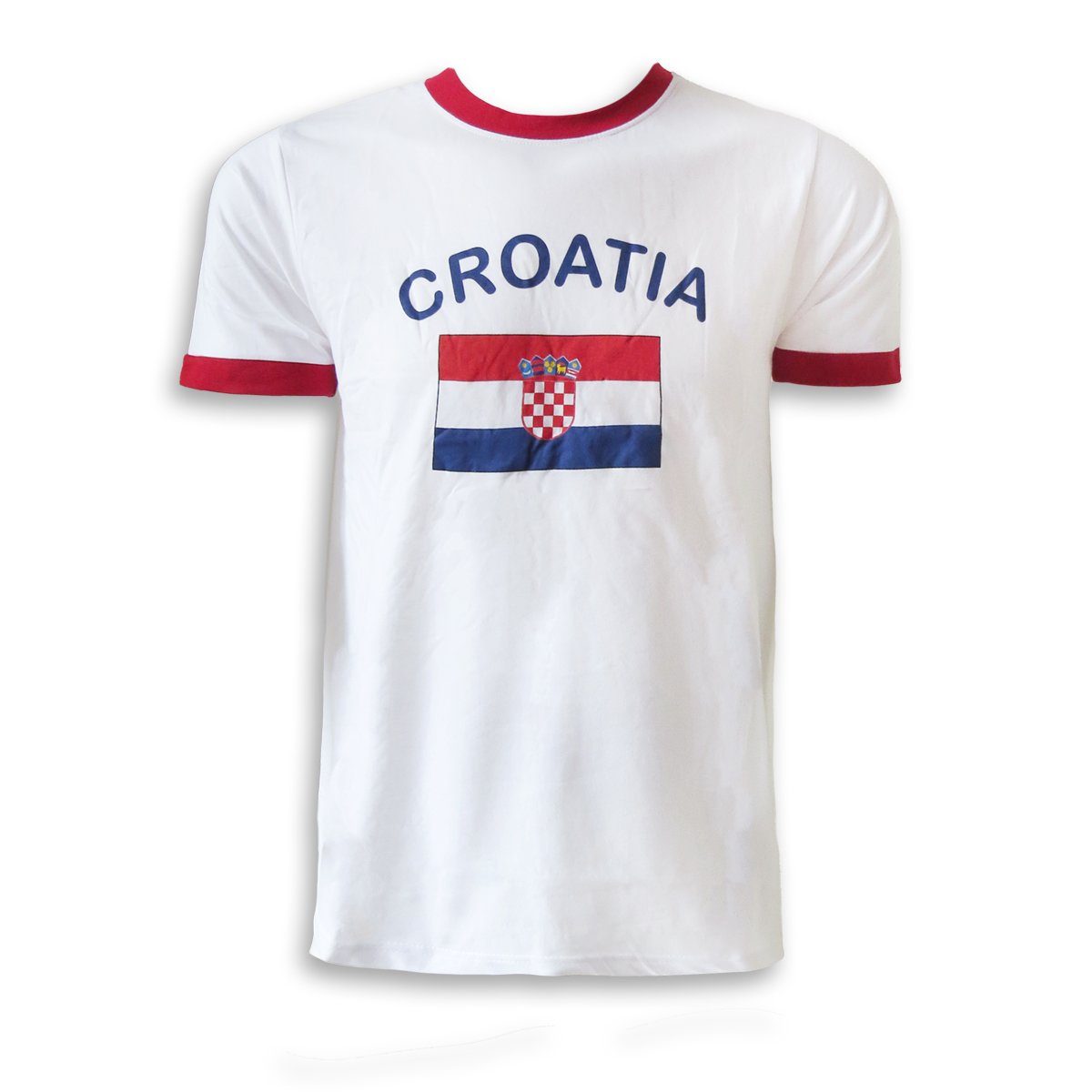 Sonia Originelli T-Shirt Fan-Shirt "Croatia" Unisex Fußball WM EM Herren T-Shirt