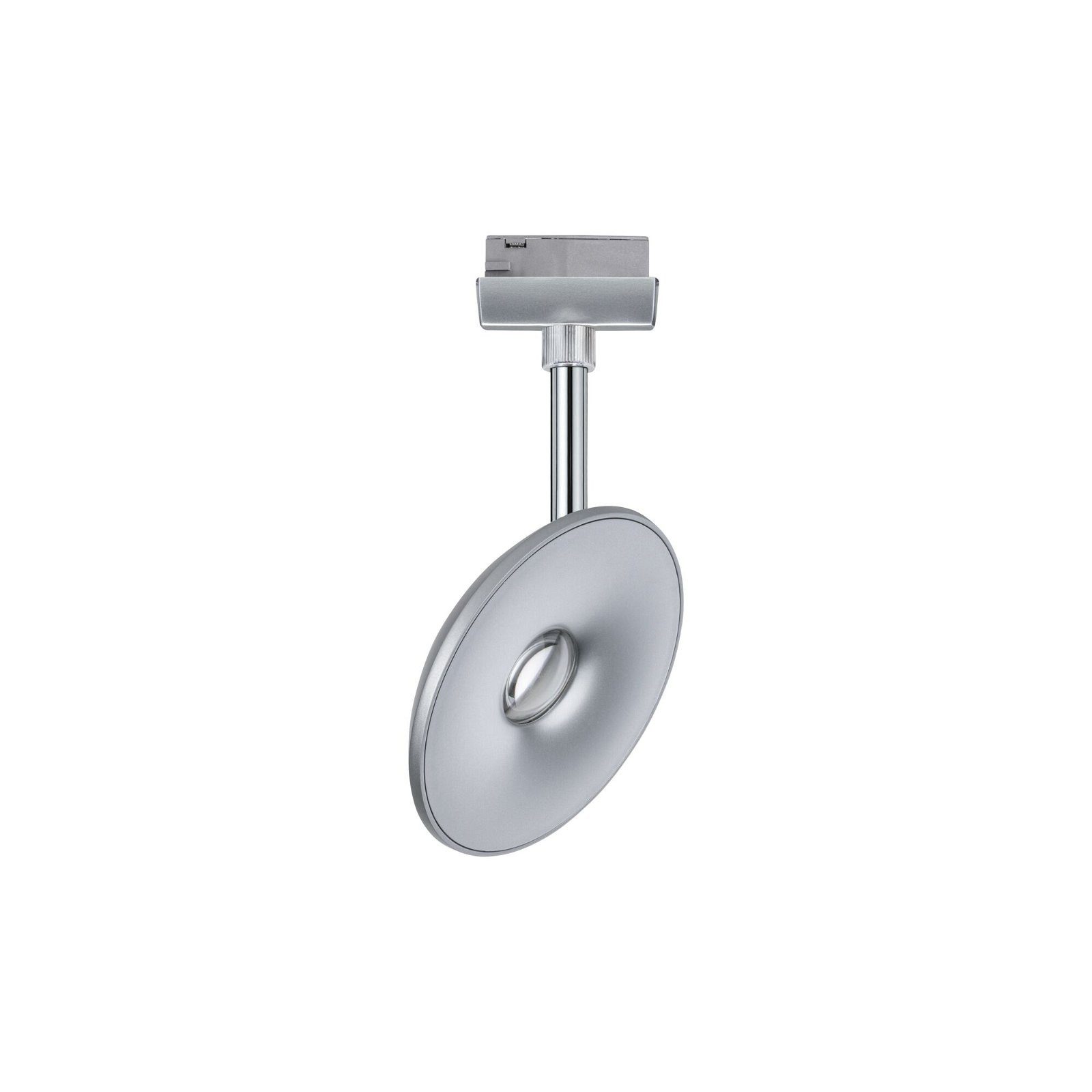 Paulmann Schienensystem-Leuchten URail Schienenspot Sphere 493lm 7W 2700K 230V Chrom matt, Chrom, LED fest integriert, Warmweiß, Einzelspot, dimmbar