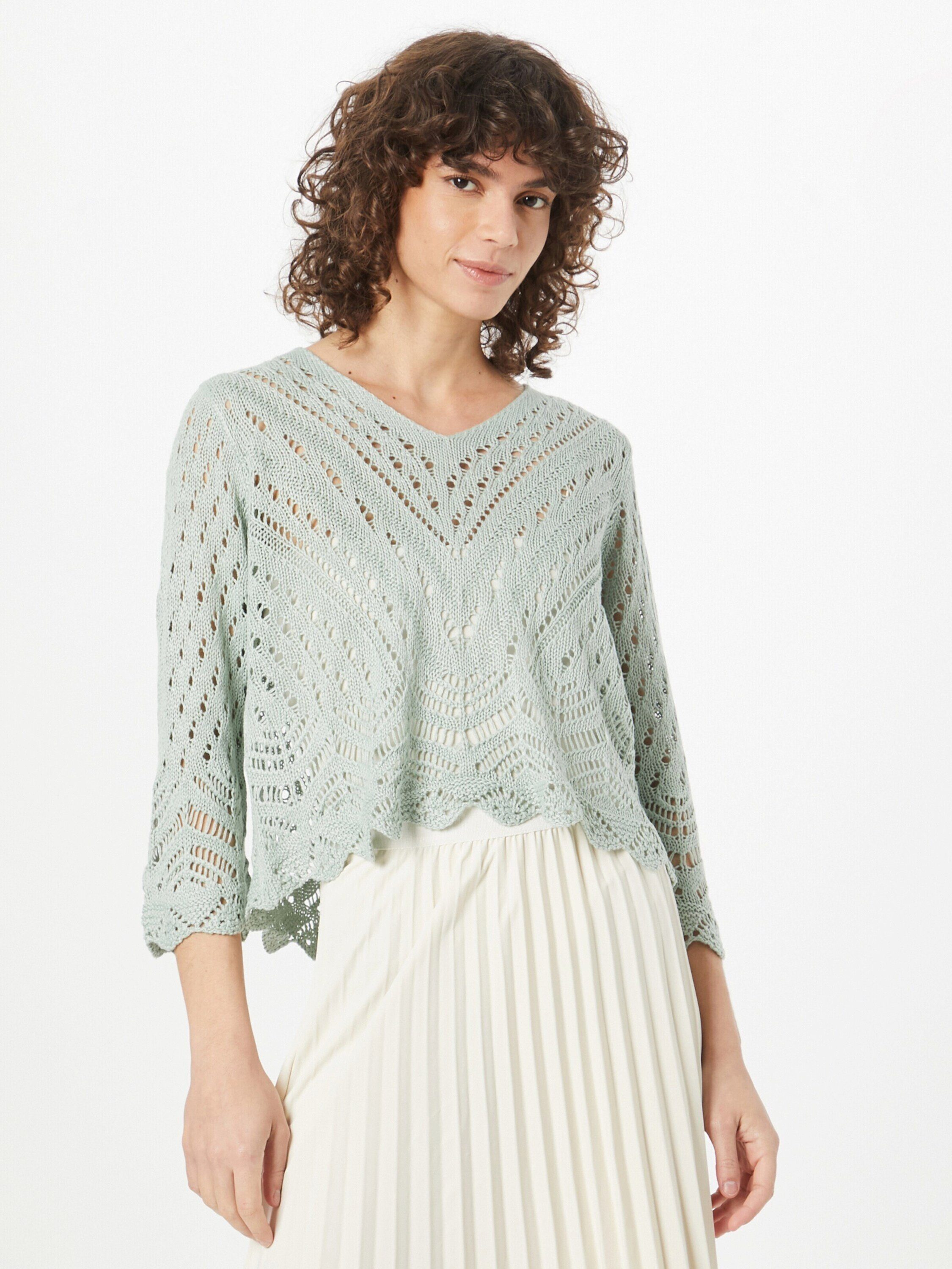 JDY Strickpullover NEW SUN (1-tlg) Lochmuster günstig online kaufen