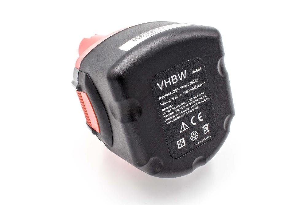 vhbw kompatibel mit Spit SDI 9, SDI 96, SDI 6 Akku NiMH 1500 mAh (9,6 V)