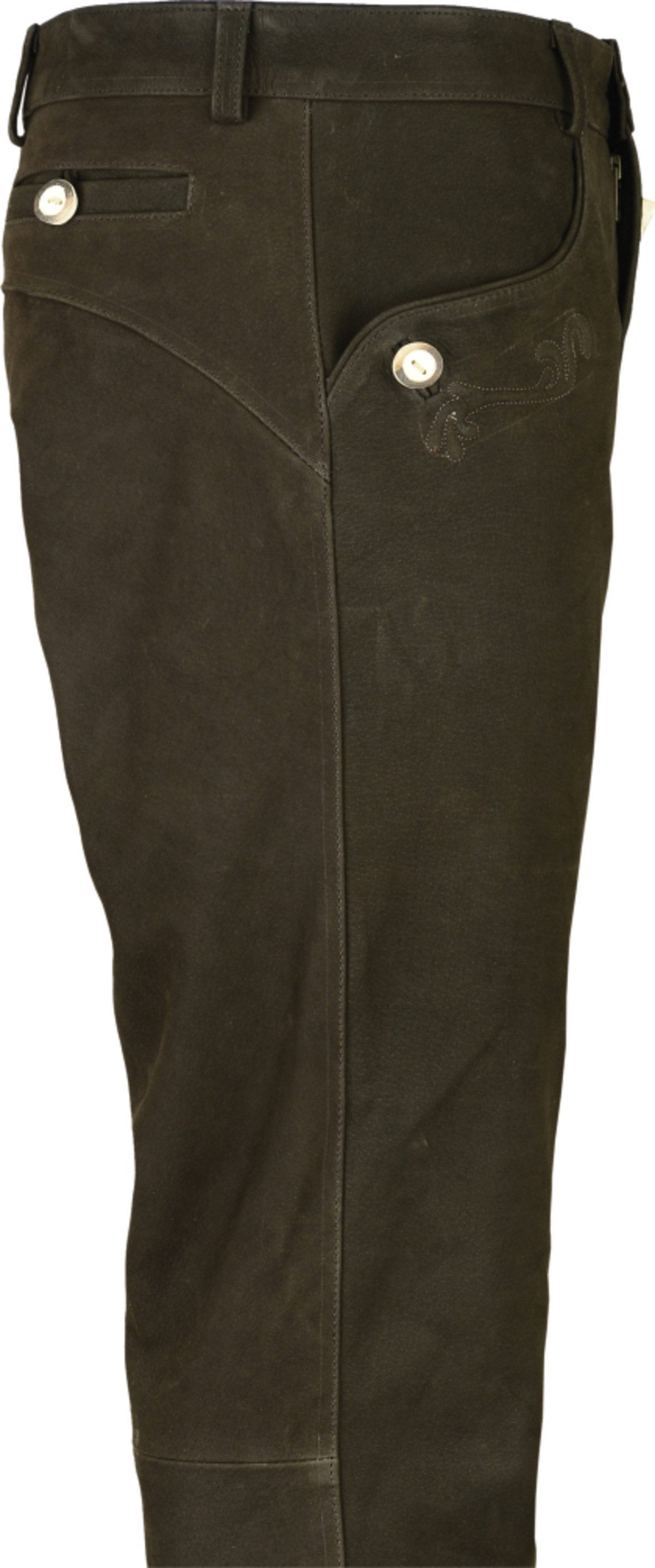 Fuente Leather Wears Trachtenlederhose Bayerische Herren-Lederhose lang, Nu günstig online kaufen
