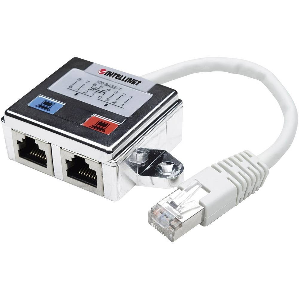 2-Port RJ45- geschirmt Netzwerk-Adapter