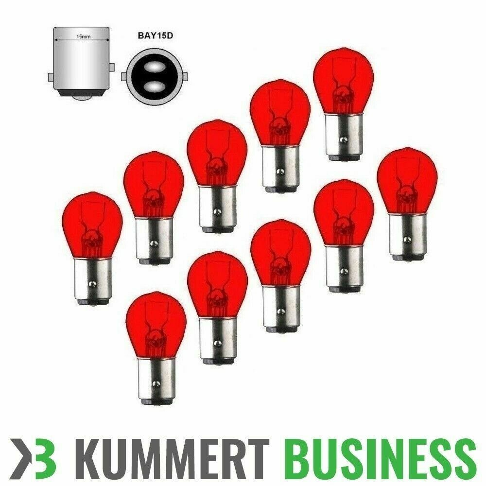 Kummert Business Rückleuchte »10x P21/5W 12V 21/5W BAY15d ROT Bremslicht  Rückleuchte Lampe Birne Doppelfaden« online kaufen | OTTO