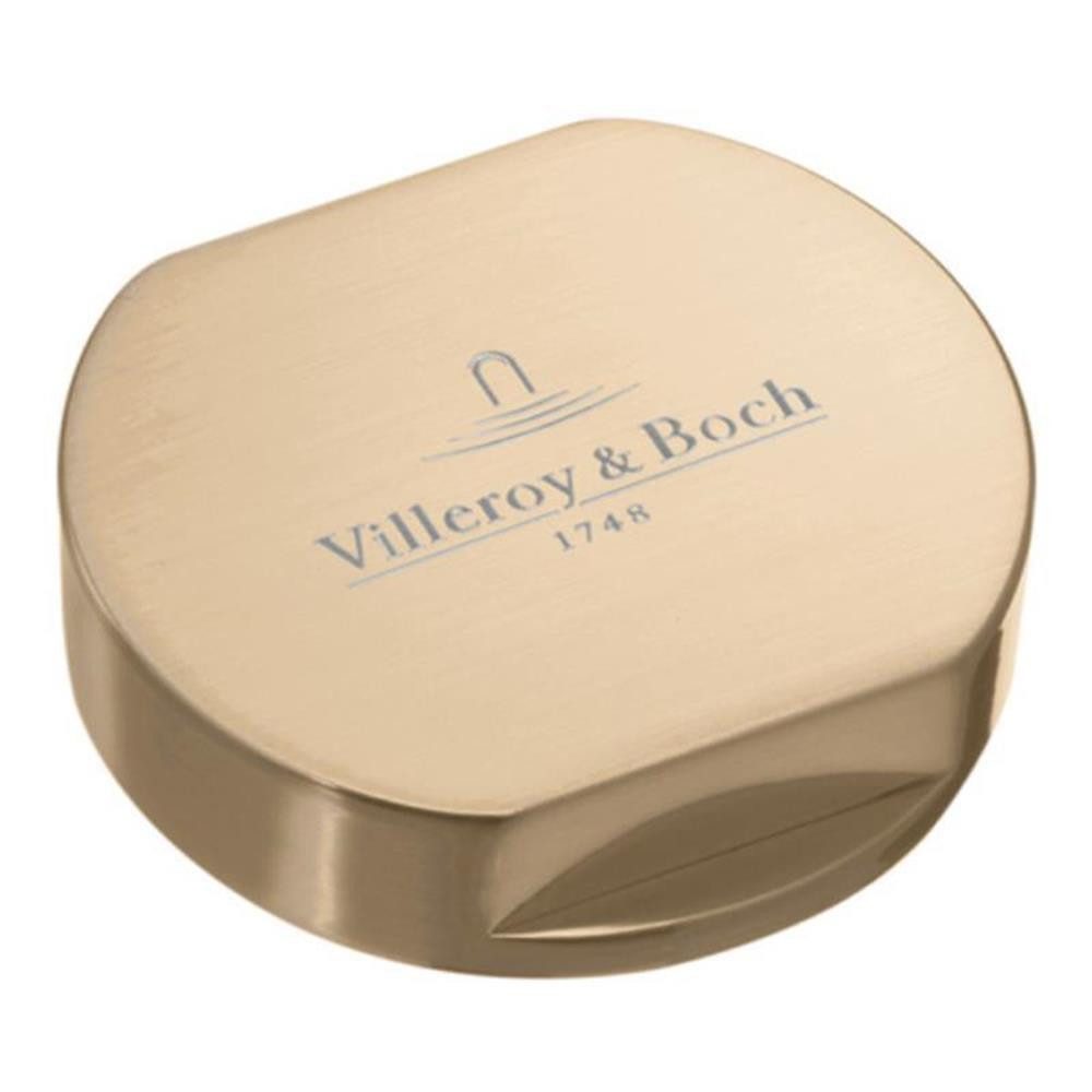Villeroy & Boch Einbauspüle Abdeckkappe rund, für Doppeldrehgriff, Gold