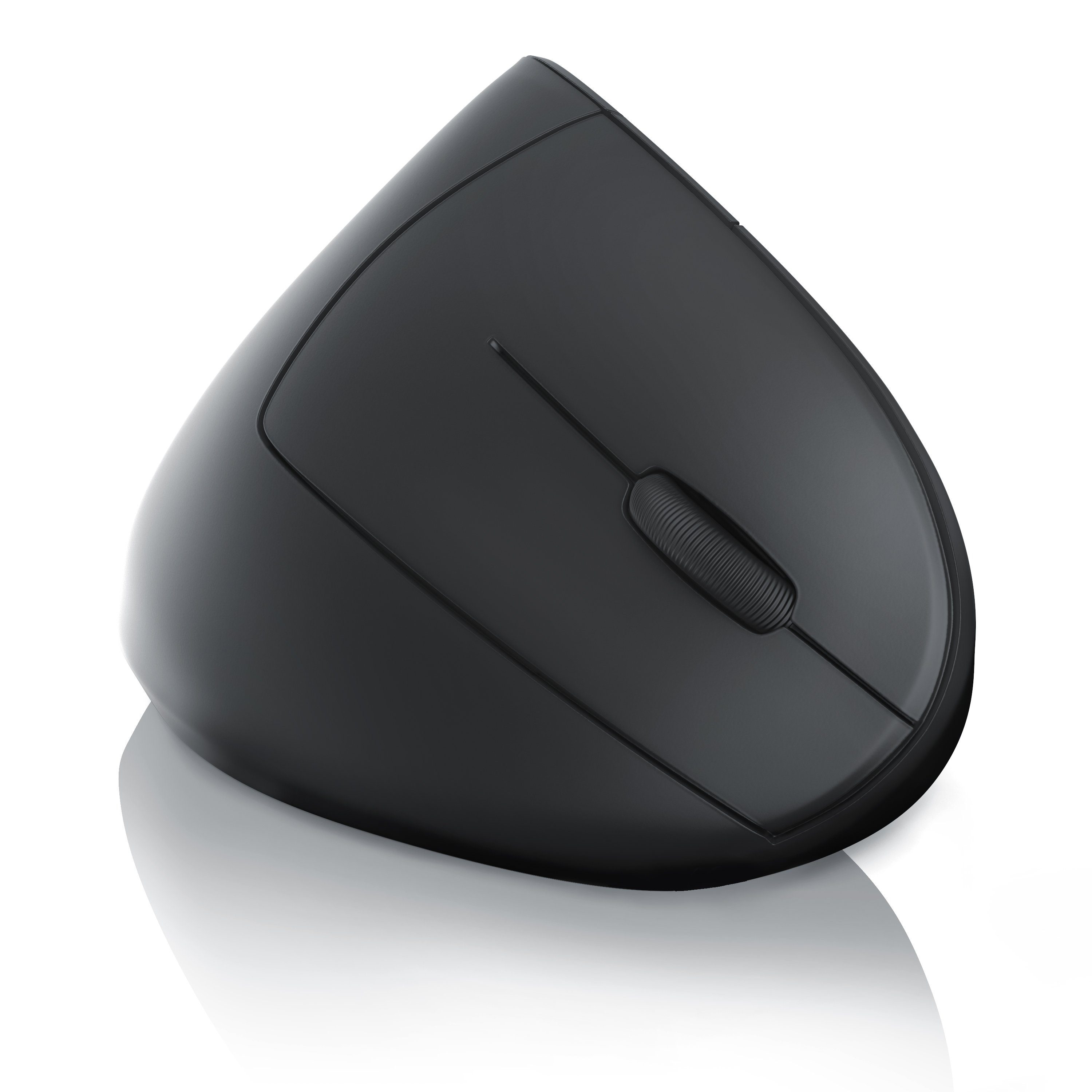 CSL optische vertikale Funk Mouse, Wireless, kabellos, 5 Tasten ergonomische Maus (Funk, ergonomisch, armschonend, Vorbeugung gegen Mausarm / Tennisarm (RSI)