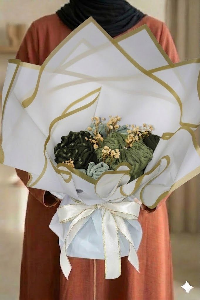 Aymasal Kopftuch Hijab Bouquet Strauss - Geschenkstrauß persönliches Gesche günstig online kaufen