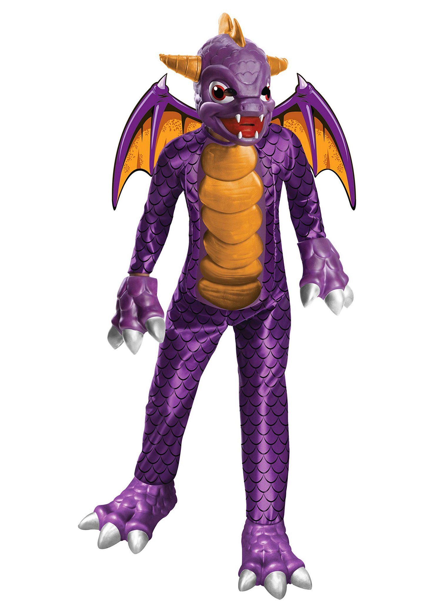 Metamorph Kostüm Skylanders - Spyro Kostüm für Kinder, Macht Dich zum Drachen Spyro aus dem beliebten Videogame!