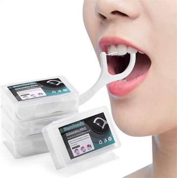XDeer Zahnseide-Stick Einweg-Zahnseide,Tragbares Zahnpflege, Zahnstocher, 400pcs, Zahnreinigung zur Entfernung von Plaque und Speiseresten