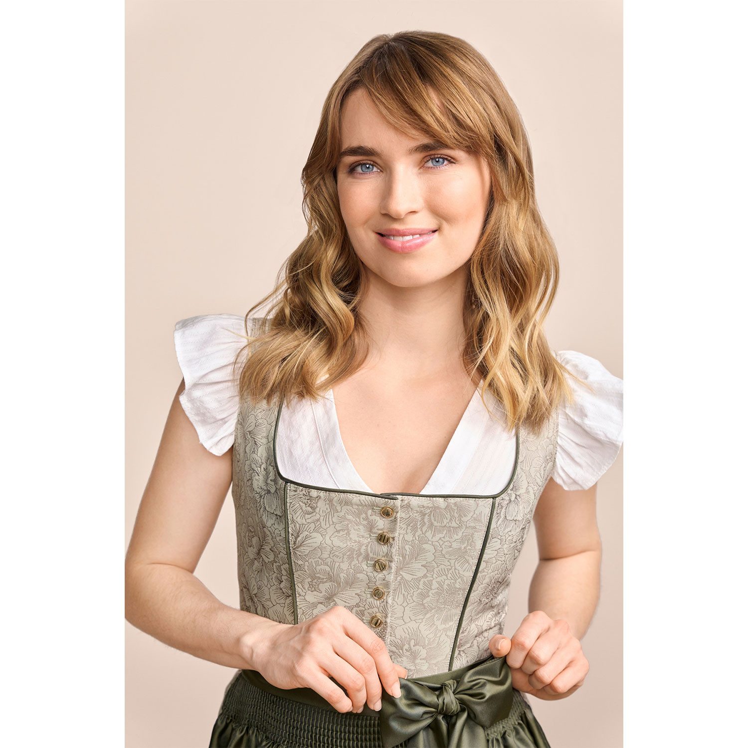 Krüger Madl Dirndl Krüger Collection Dirndl 'Aniani' 414069, Schilf