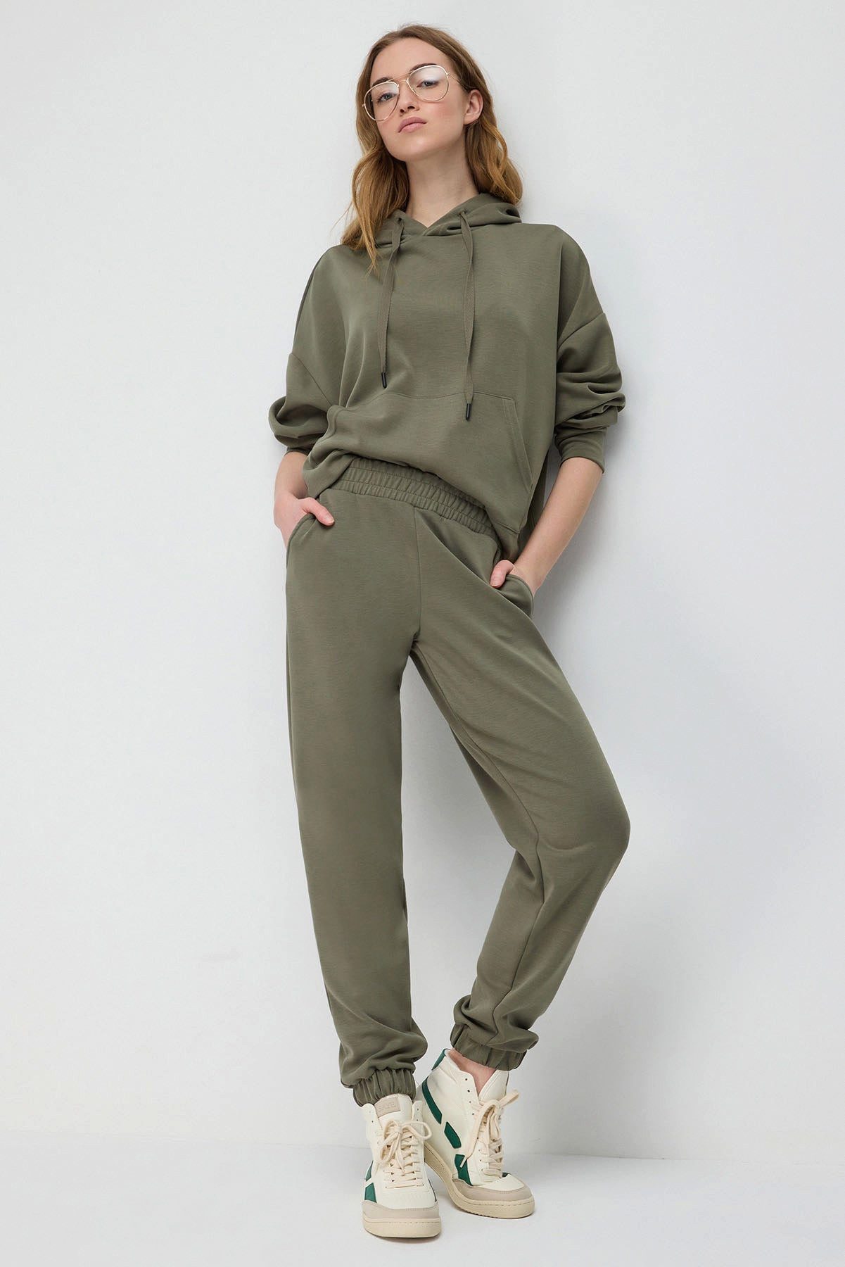 No Matter What Sweatponcho Modalstoff, weich, seidig, knitterfreie Joggingh günstig online kaufen