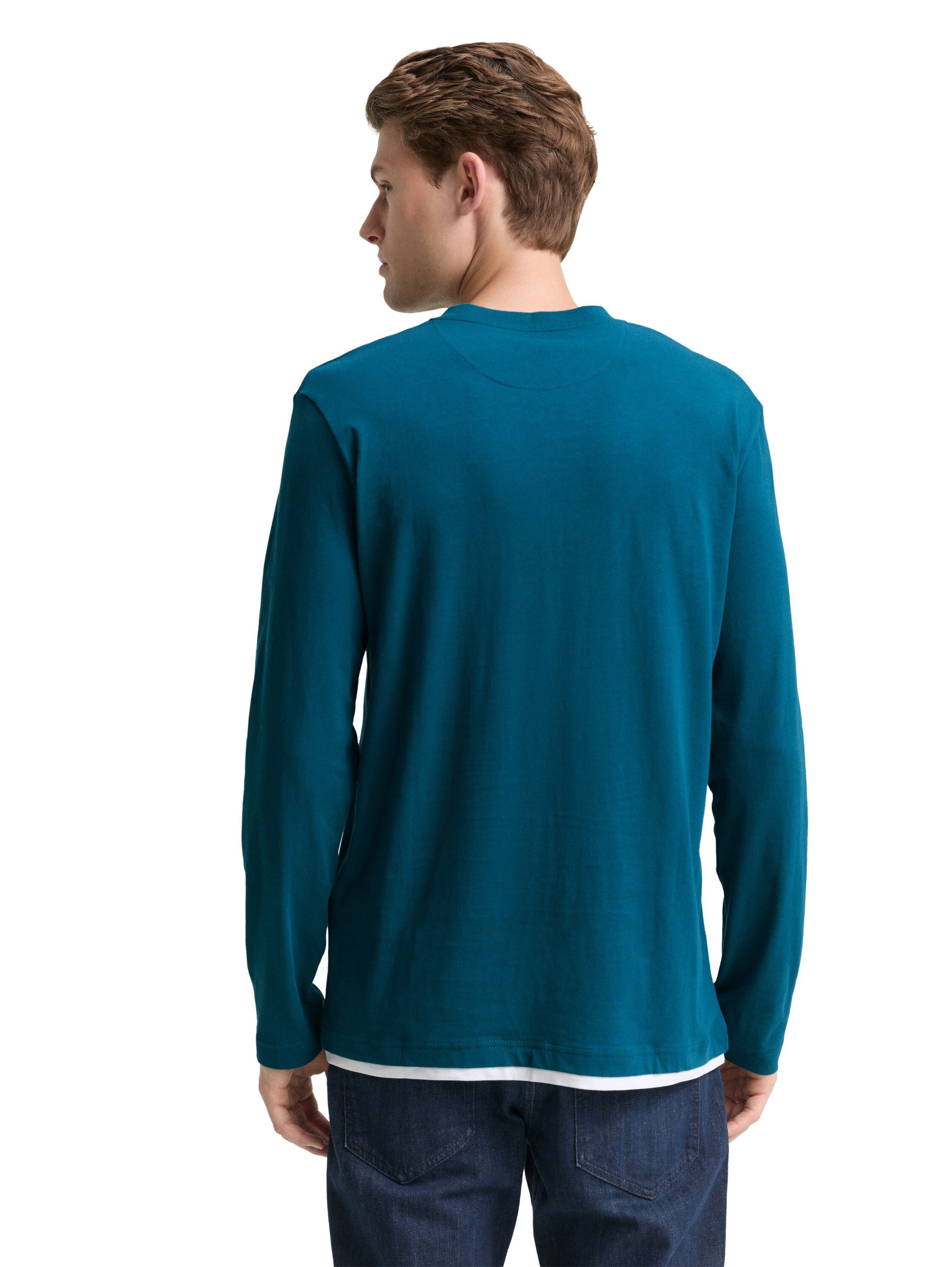 TOM TAILOR Langarmshirt mit Logo Print günstig online kaufen