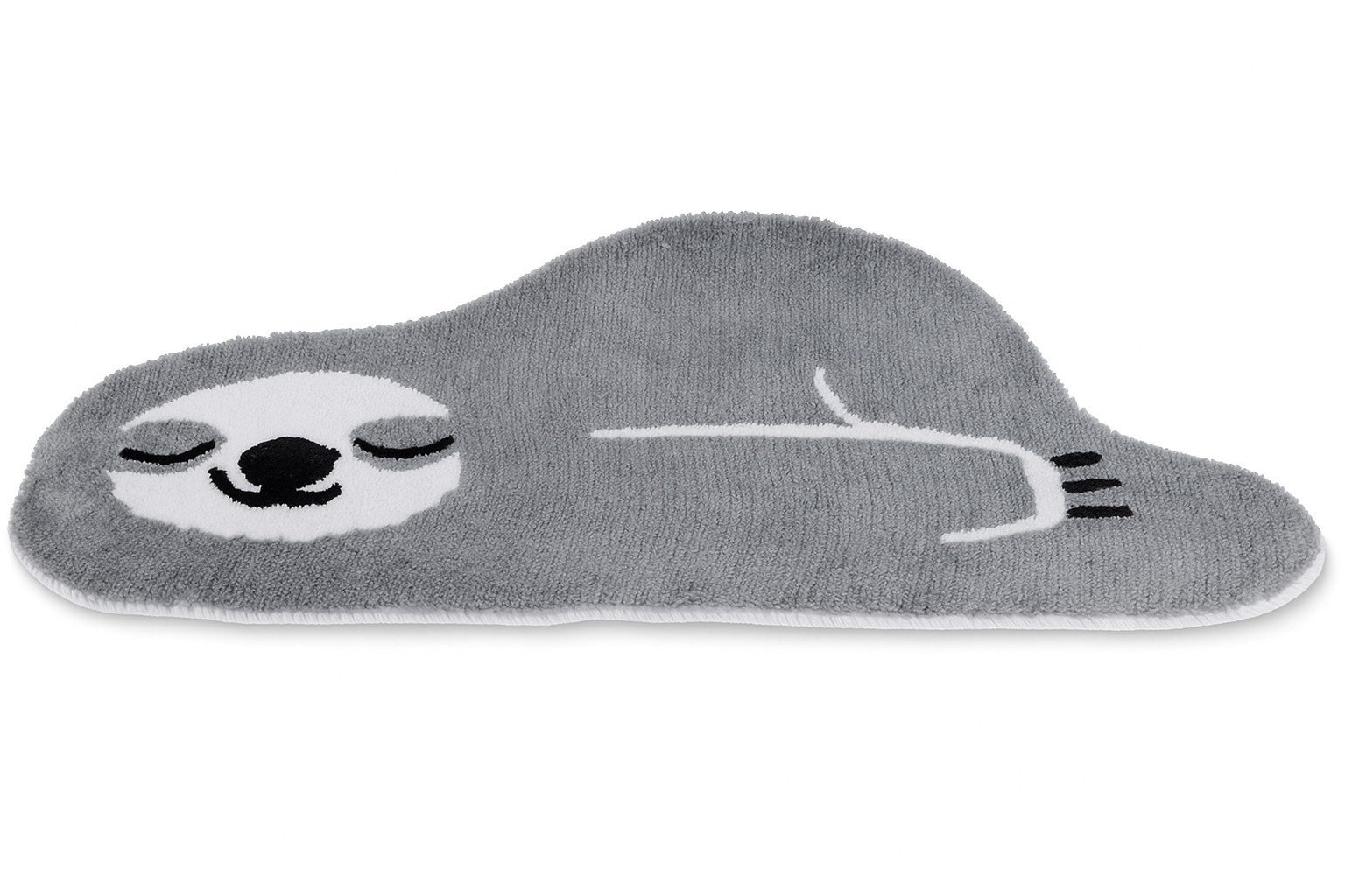 WestCraft Kinderteppich Faultier Deko Teppich, rund, Höhe: 3 mm, Rutschfester Kinderteppich, Kuschelteppich Mädchen Jungen, Waschbar