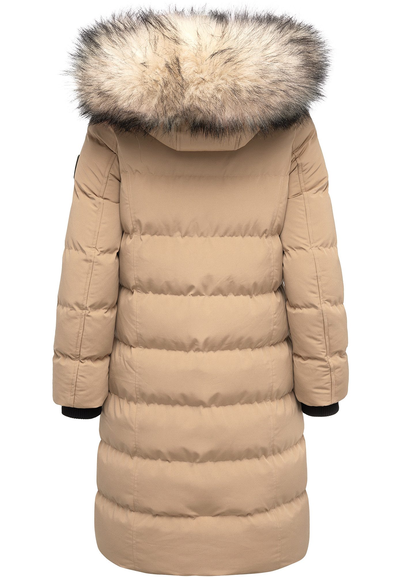 REPUBLIX Winterjacke JUNIPER Damen Gefütterte Dicke Glanz Winter Jacke Mantel Parka mit Kapuze
