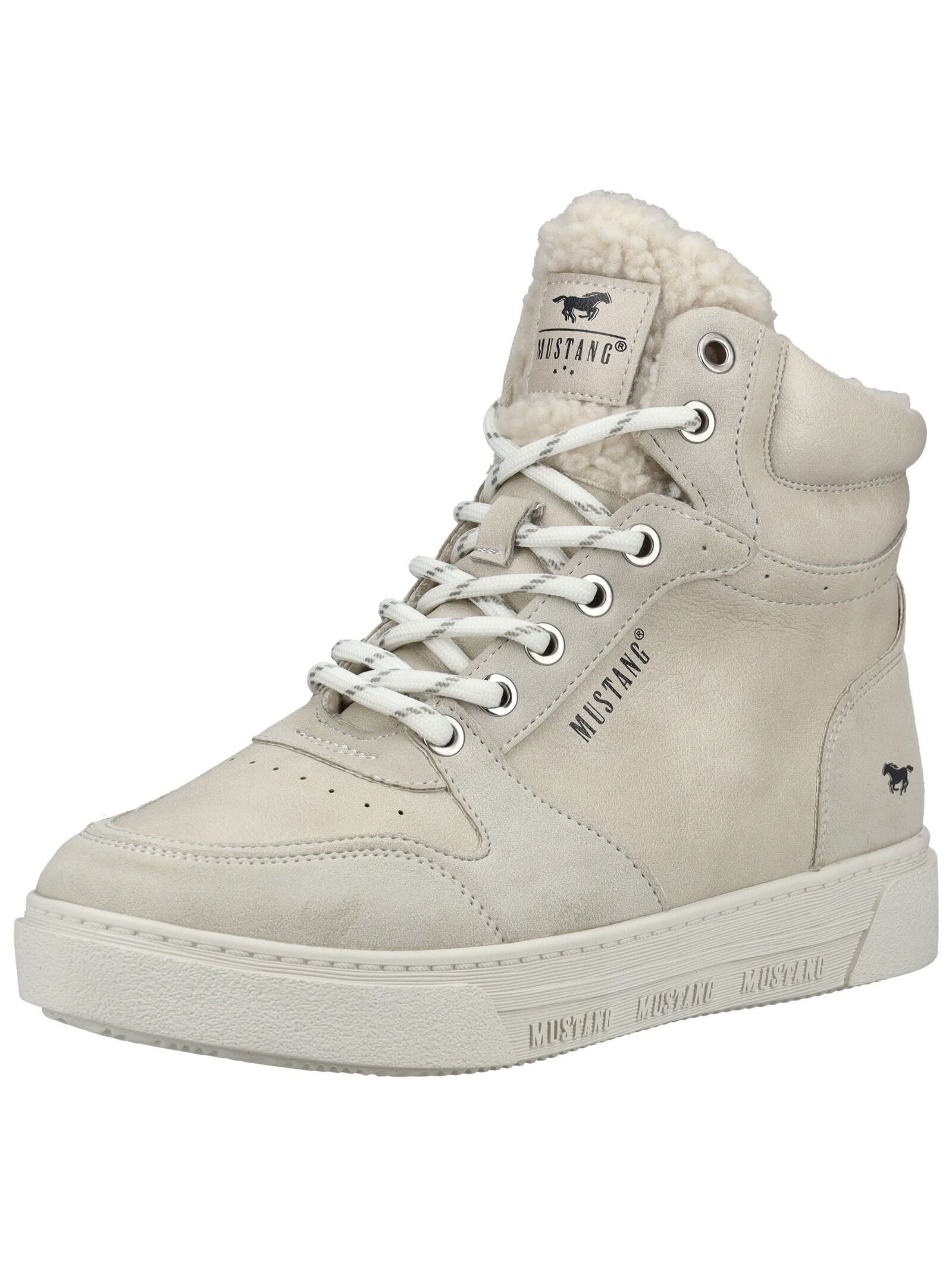 Mustang Shoes Mustang Shoes Stiefelette Lederimitat Schnürstiefelette günstig online kaufen