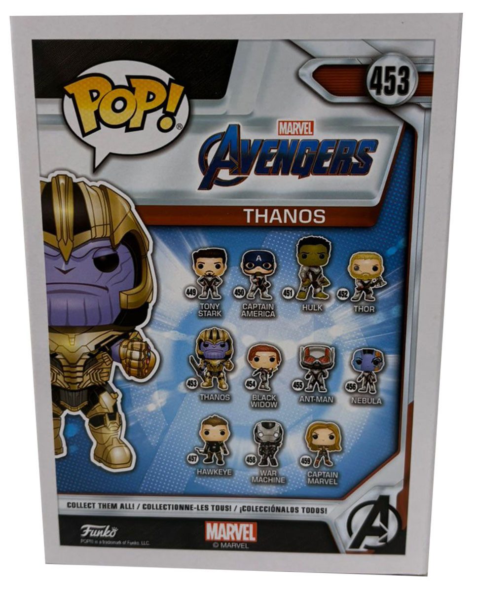 Funko Spielfigur Funko POP Marvel Avengers Endgame Thanos Vinyl-Figur, Sammelfigur, Act