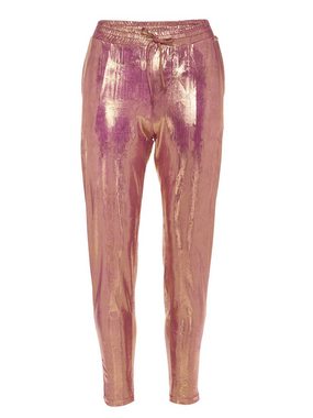 Sarah Kern Jogger Pants Schlupfhose Figurumspielend in glänzender Jerseyoptik