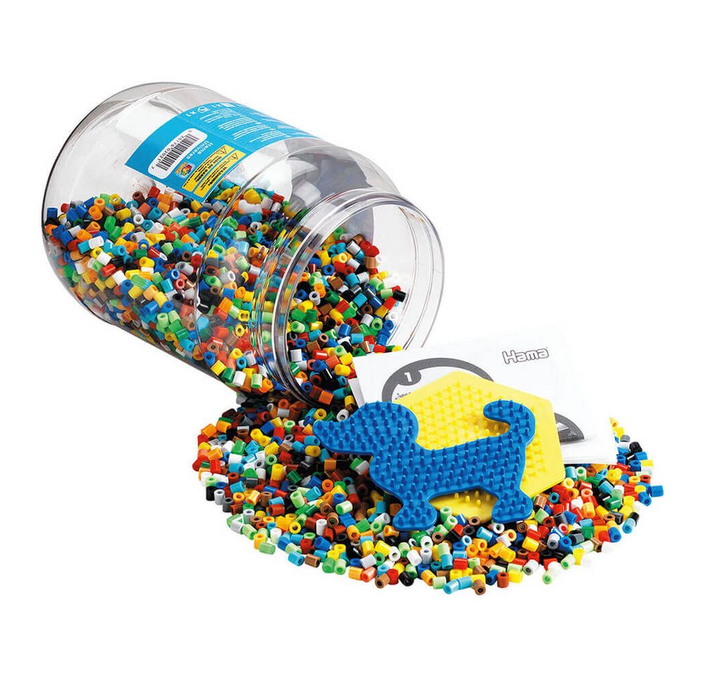 Thumbnail - Hama Bügelperlen Hama Dose mit 7000 Midi-Bügelperlen und 2 Stiftplatten