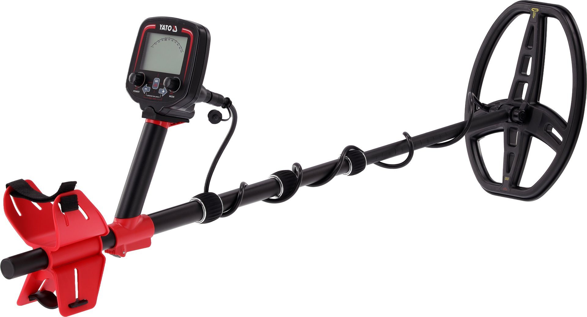 Yato Metalldetektor Profi-Bodensuch-Metalldetektor mit GROUND GRAB