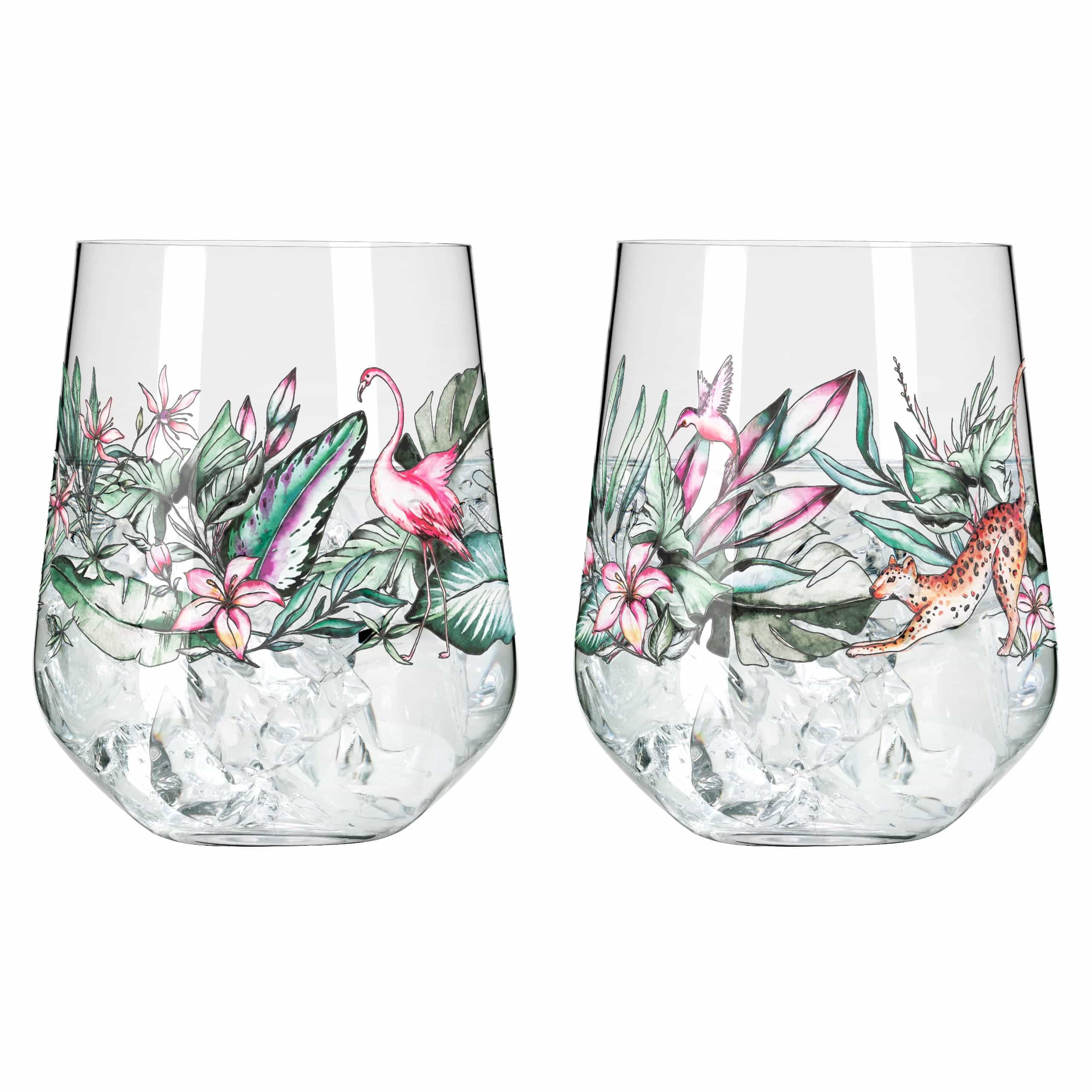 Ritzenhoff Longdrinkglas Schattenfauna, Kristallglas