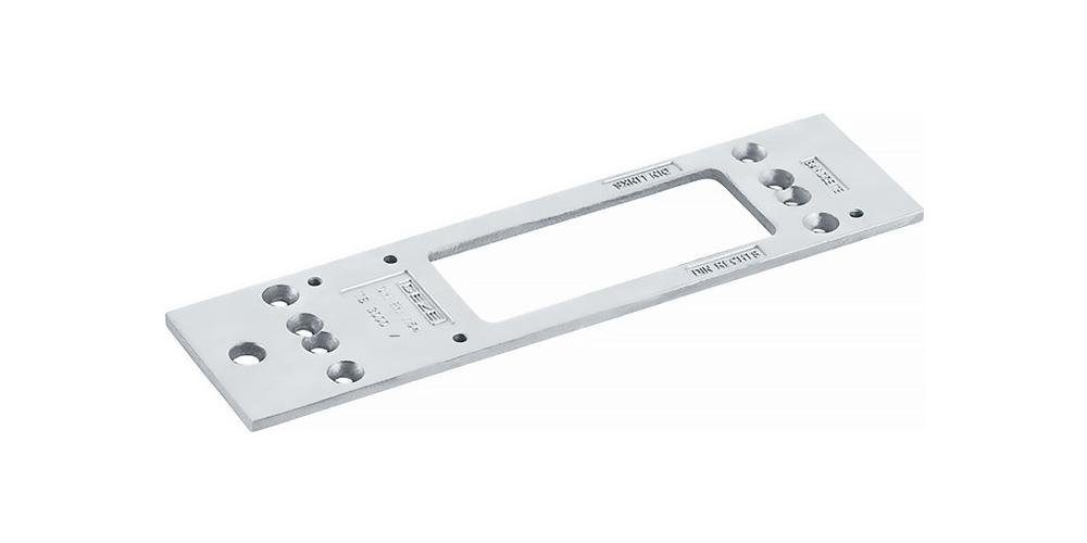GEZE Türbeschlag Montageplatte weiß 9016 passend für TS 3000