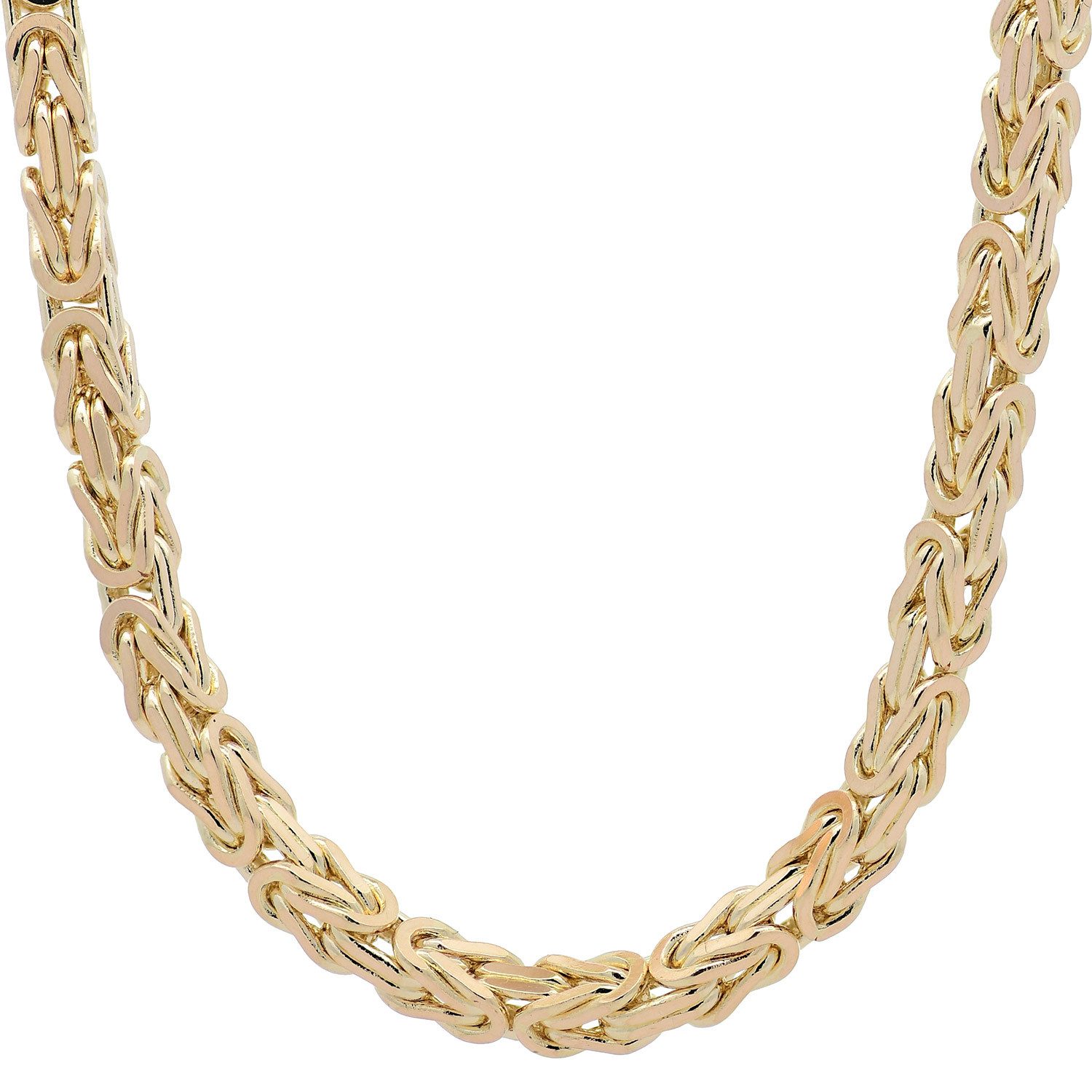 HOPLO Goldkette Goldkette Königskette Länge 19cm - Breite 3,0mm - 750-18 Ka günstig online kaufen