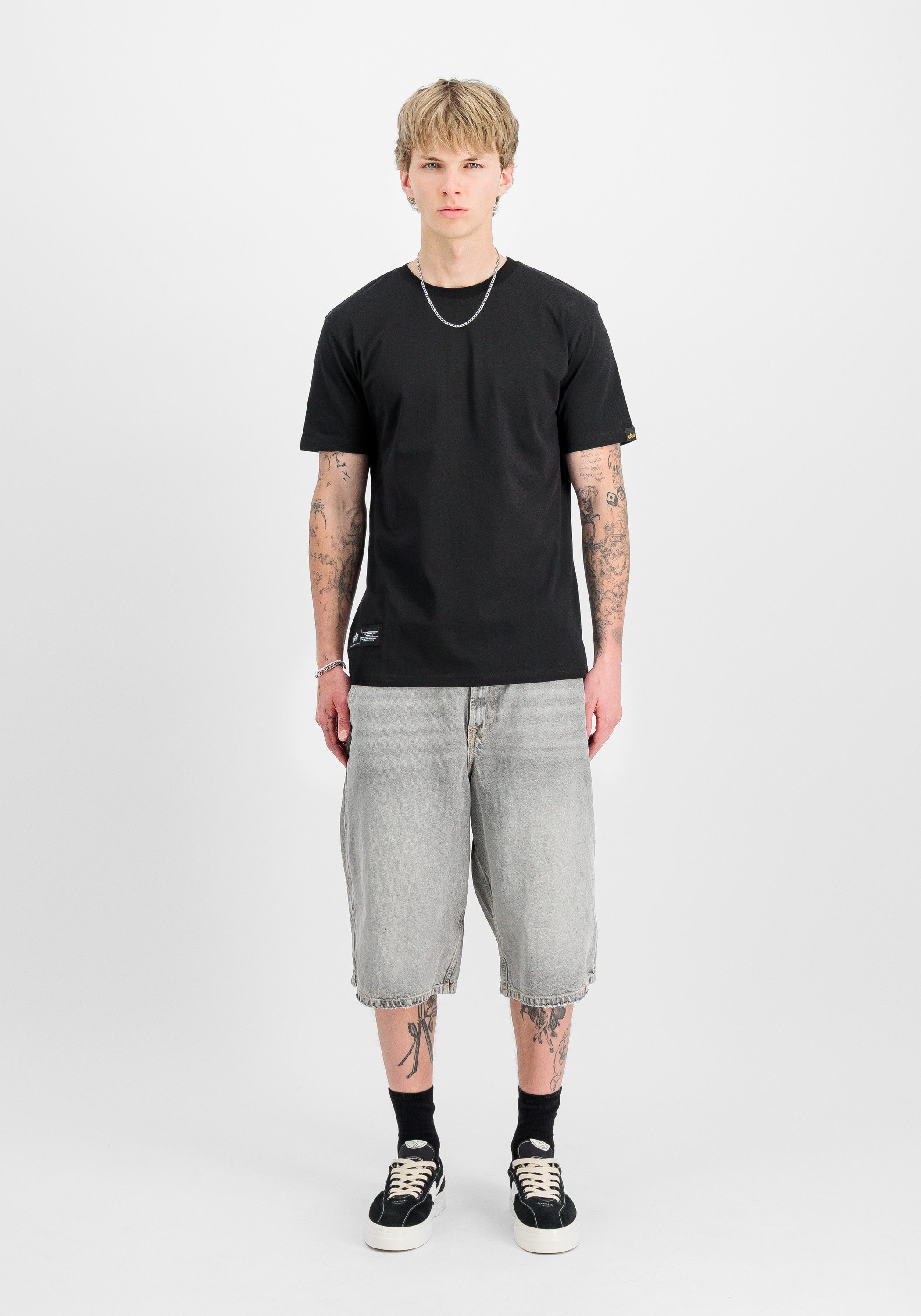Alpha Industries T-Shirt Label Backprint T-Shirt – Bild 3 von 5