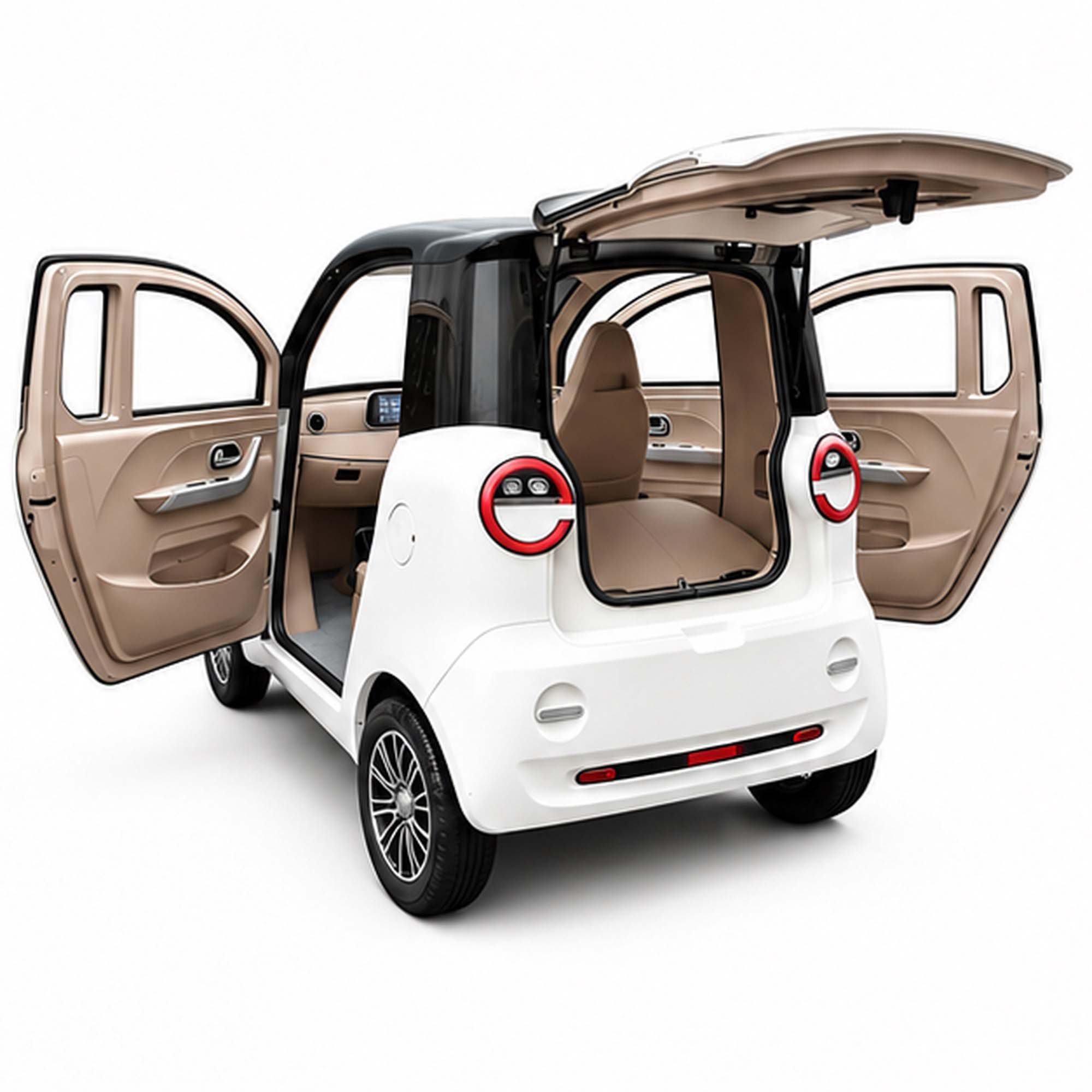 Urban Hopper E-Motorroller Urban Hopper Twin Air (BG) Elektro-Kabinenroller für 2 Personen, 3000 W, 45 km/h, mit 3000 W Motor, 25/45 km/h und bis zu 75 km Reich – Bild 5 von 5