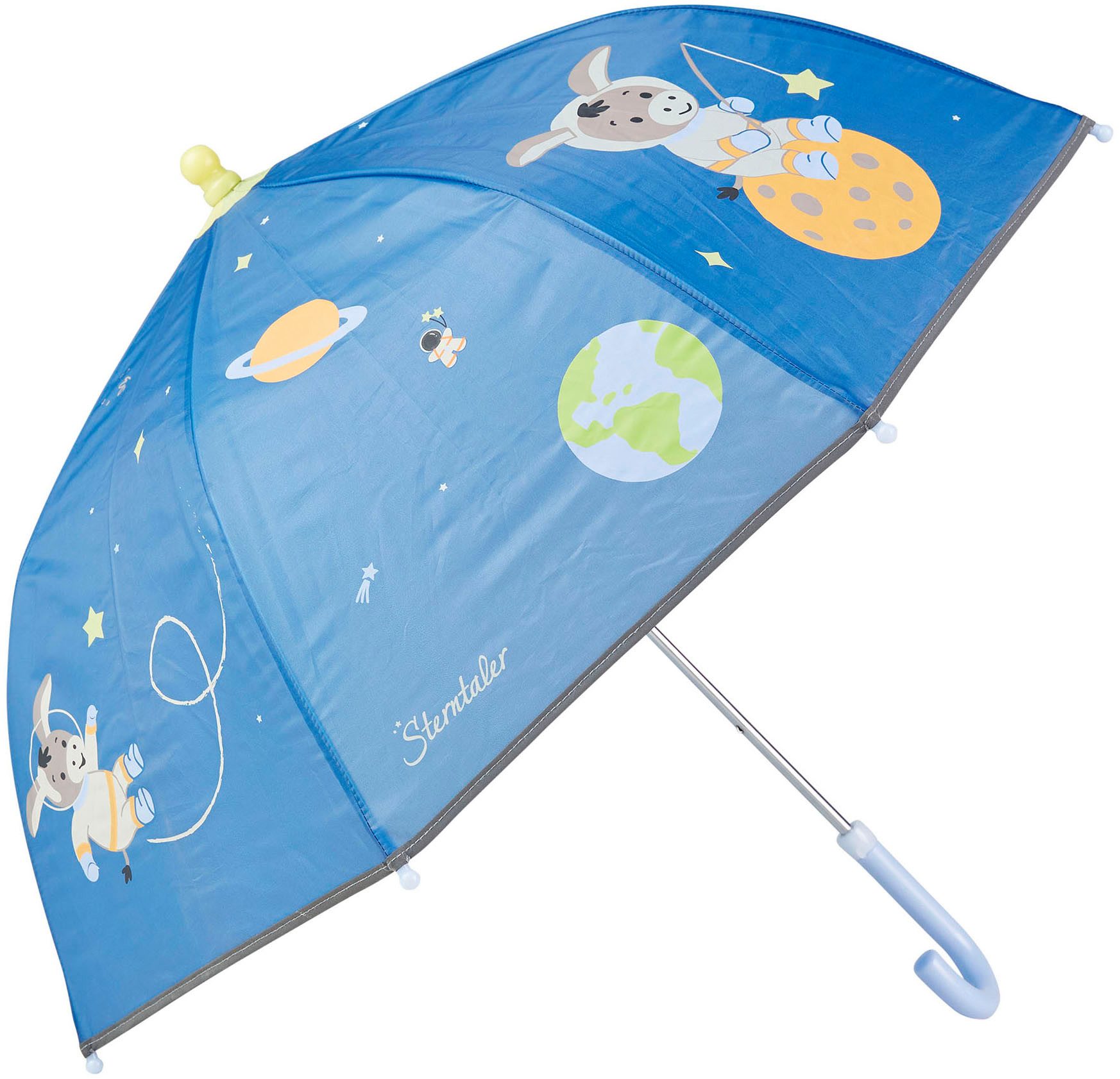 Sterntaler® Stockregenschirm Weltraum, für Kinder