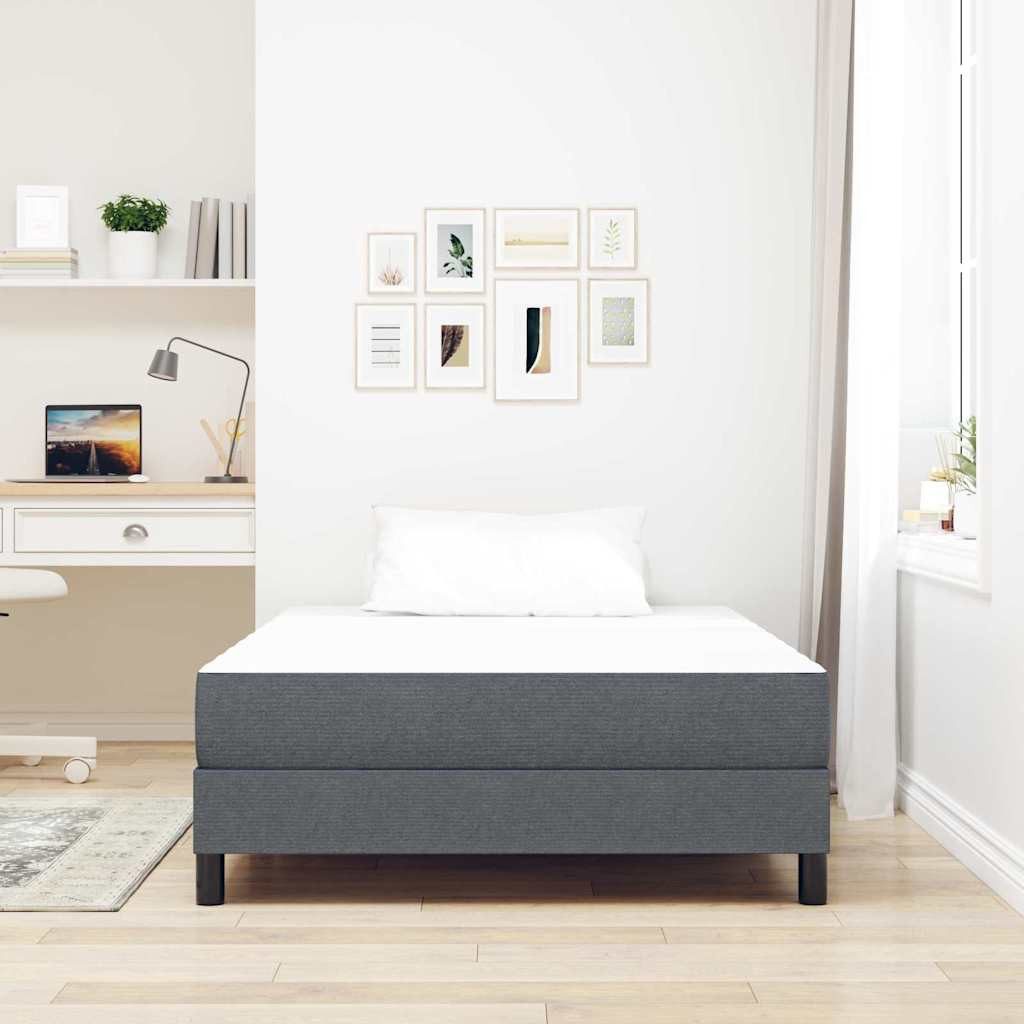 vidaXL Bett Bettmatratze mit Matratze Grau günstig online kaufen