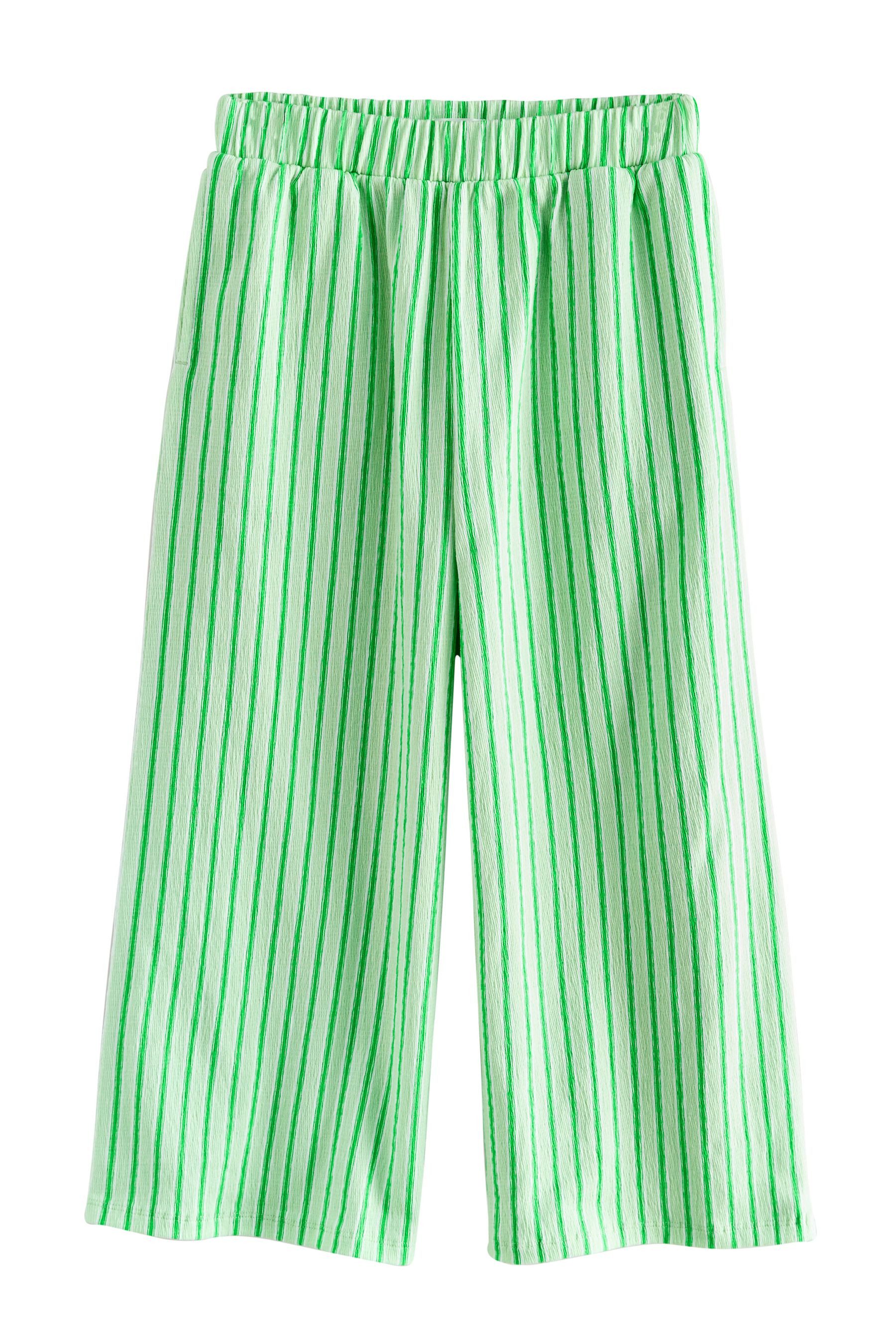 Next Palazzohose Strukturierte Hose mit weitem Bein (1-tlg)
