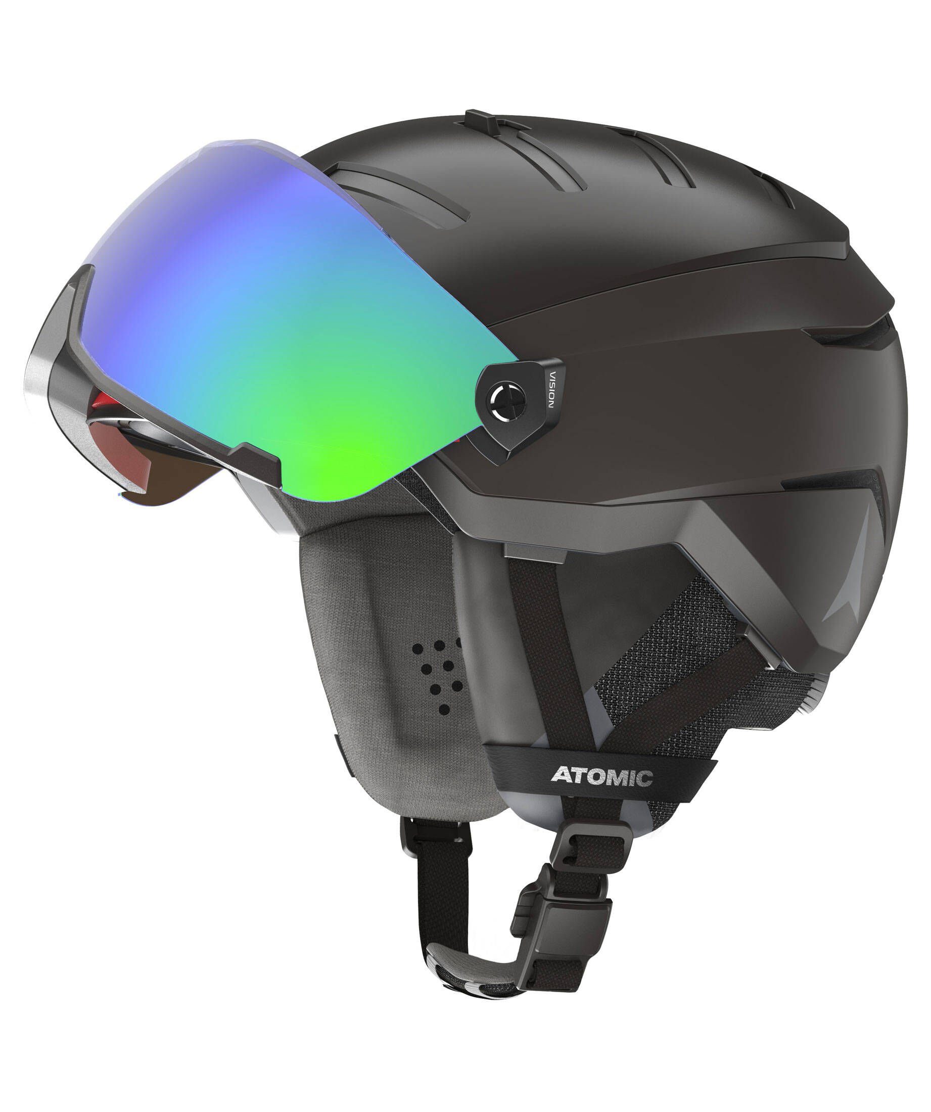 Atomic Skihelm GT Skihelm Visor "Savor HD" AMID Black