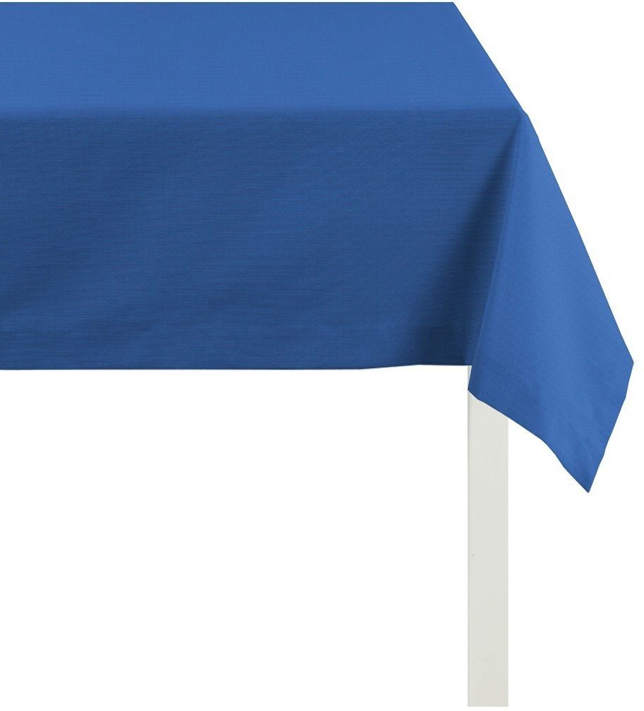 APELT Tischdecke 4362 Rips - UNI (1-tlg) blau | Tischdecken