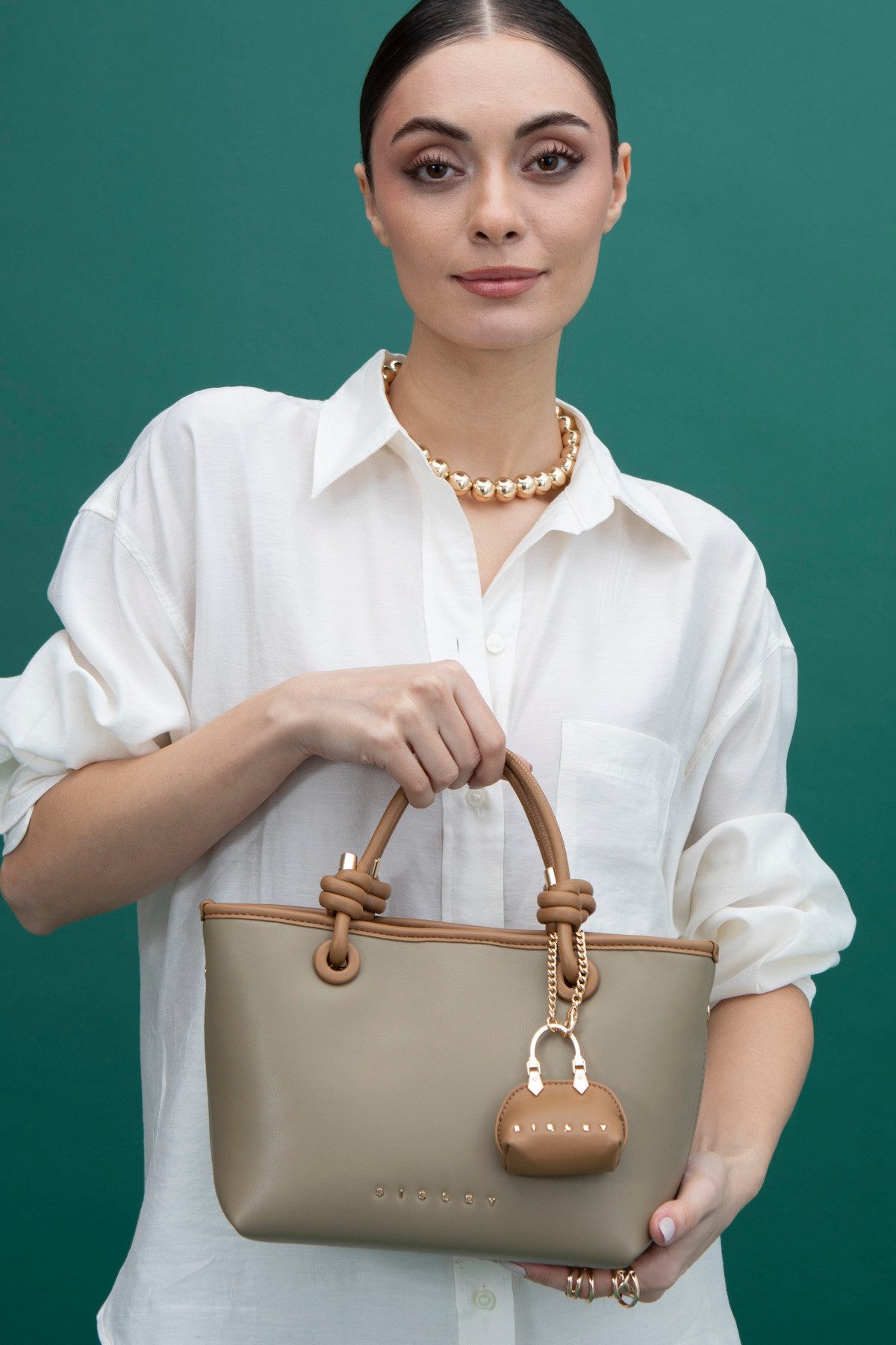 Henkeltasche 2-in-1 Damen Tote Bag & Umhängetasche – Crossbody Bag – Elegant Uni M
