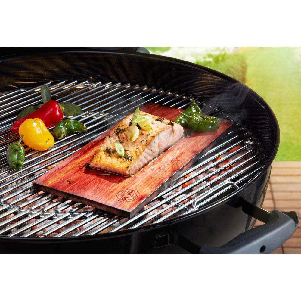 GEFU Räucherbrett 2 Zedernholz-Grillbretter BBQ, Holz, (Set, 2-St), für Plank-Grilling