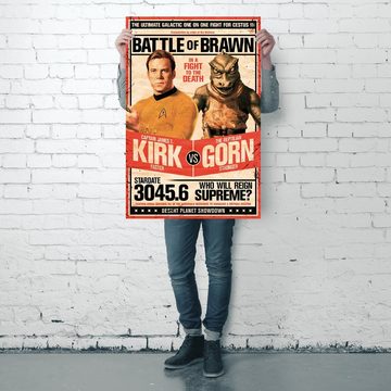 Close Up Poster Star Trek Poster Kirk vs Gornstar 61 x 91,5 cm