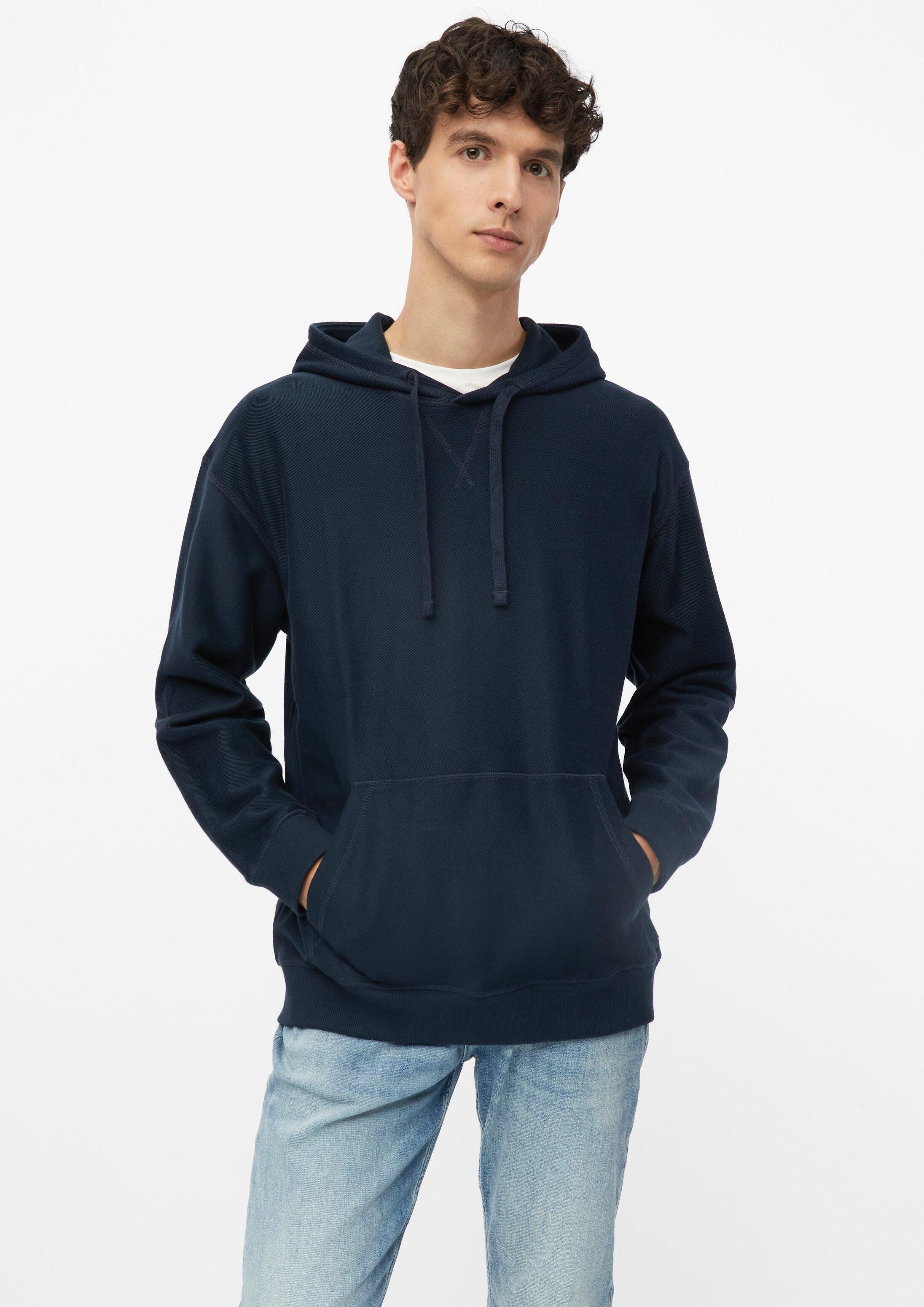 s.Oliver Sweatshirt Sweatshirt Modern-Fit-Hoodie aus Twill-Jersey