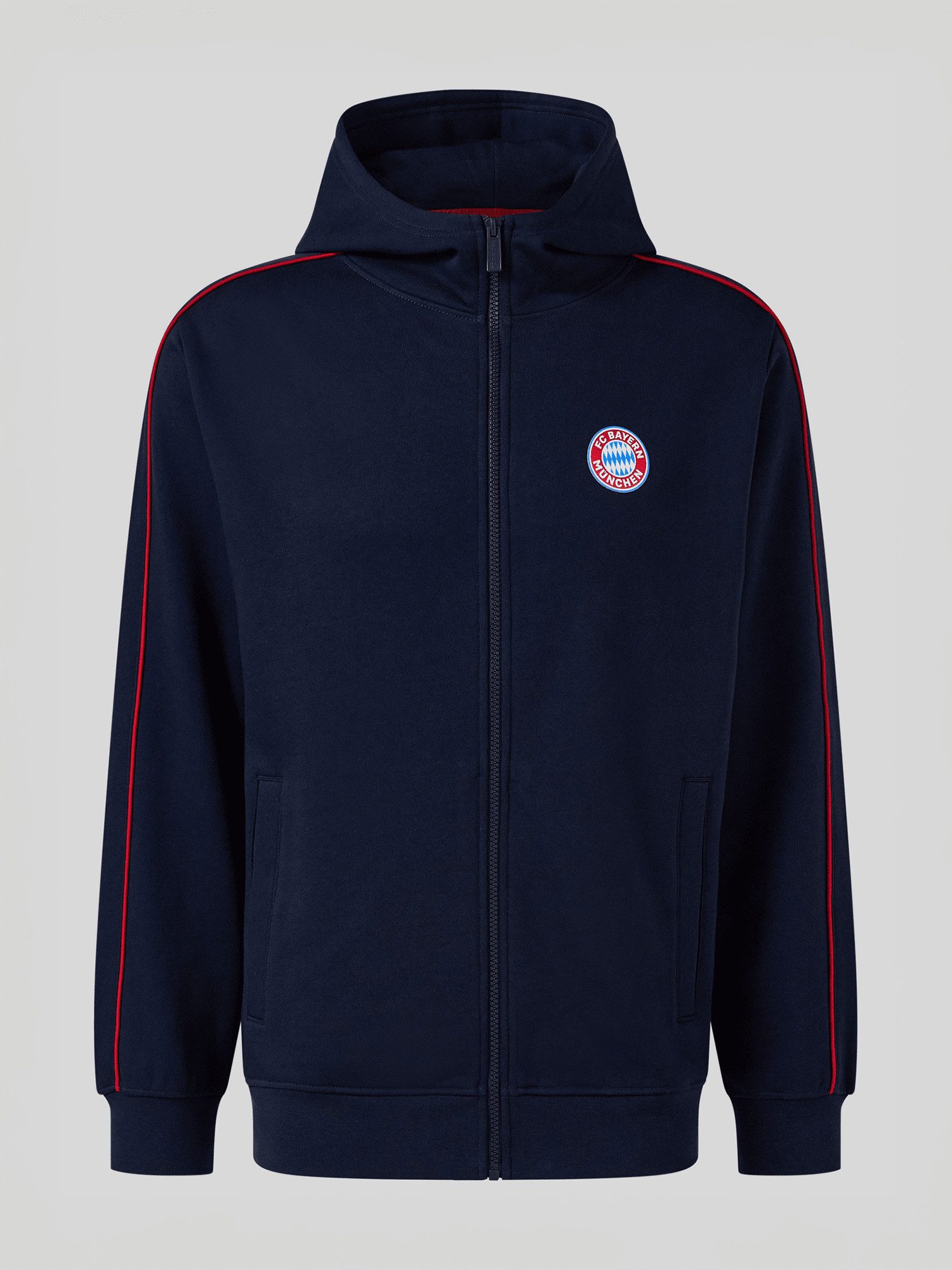 FC Bayern München Kapuzensweatjacke FC Bayern München, Zip-Hoodie Essentials, Herren, Navy – Bild 5 von 5