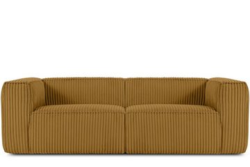 Konsimo 3-Sitzer Einzelsofa 3-Personen FEROX, hergestellt in der EU, aus breitem Cordstoff, Modern, 3-Sitzer