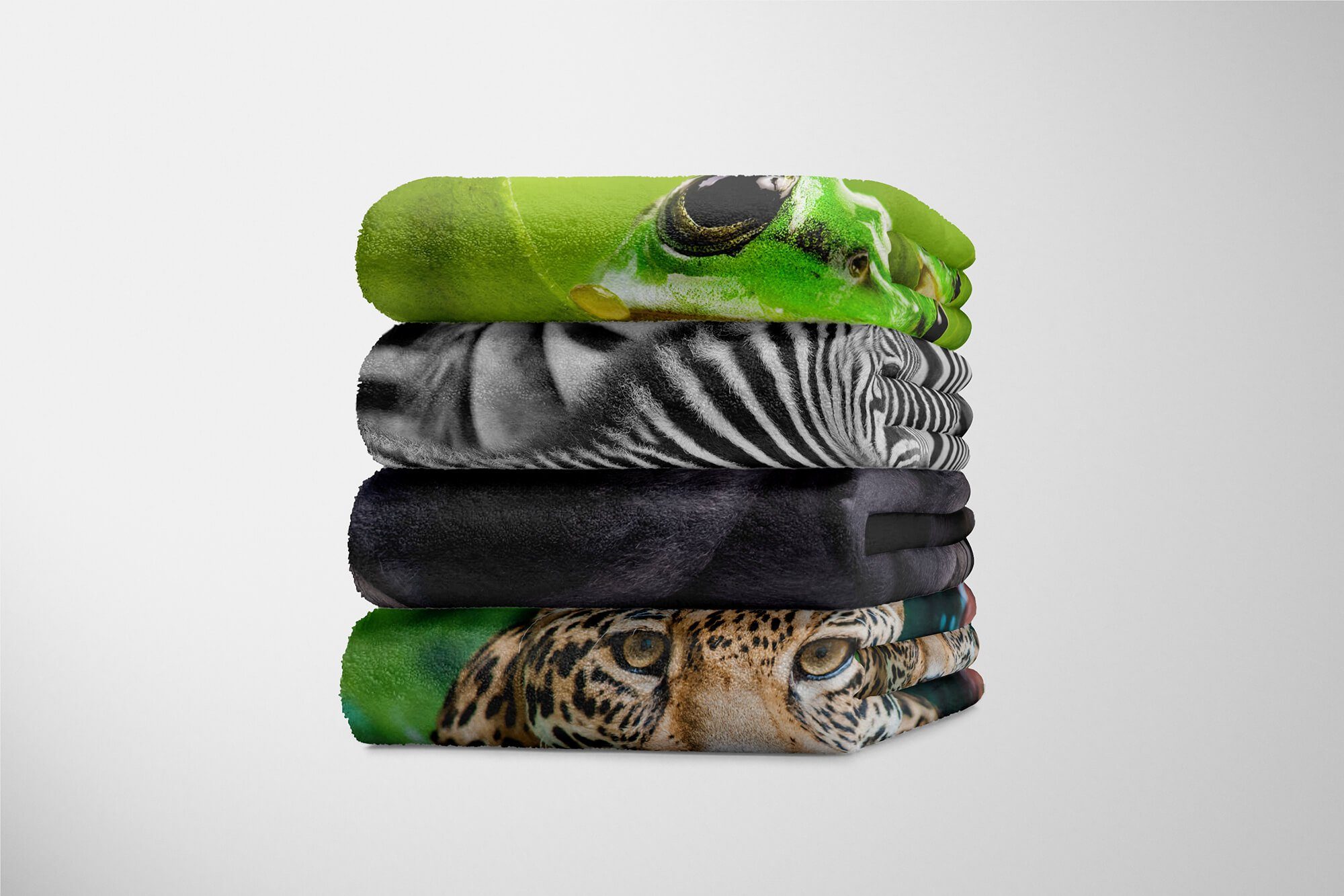 Sinus S, Gorilla Strandhandtuch mit (1-St), Saunatuch Tiermotiv Art Handtuch Handtuch Handtücher Baumwolle-Polyester-Mix Weibchen Kuscheldecke