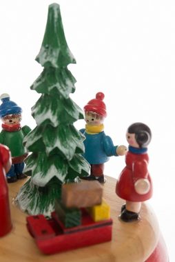 Myflair Möbel & Accessoires Weihnachtsfigur Weihnachtsdeko, Spieluhr mit Weihnachtsszene