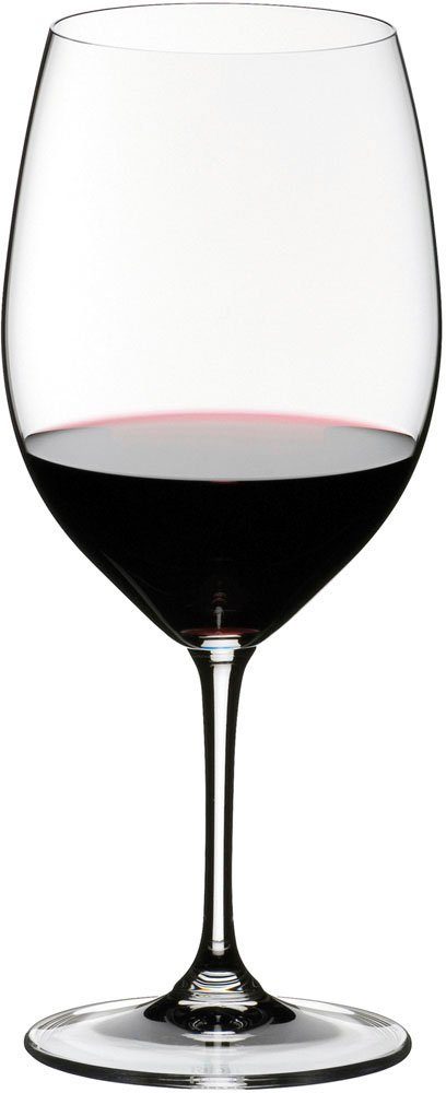 in Kristallglas, Glas Vinum, 650 ml, 2-teilig Made Germany, RIEDEL Rotweinglas