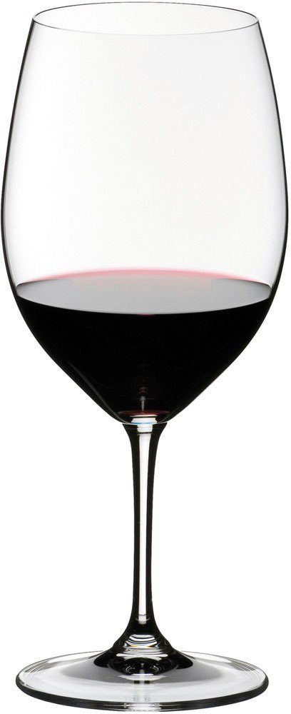 RIEDEL THE WINE GLASS COMPANY Rotweinglas Vinum, 2-tlg., Kristallglas, Made in Germany, 650 ml, 2-teilig