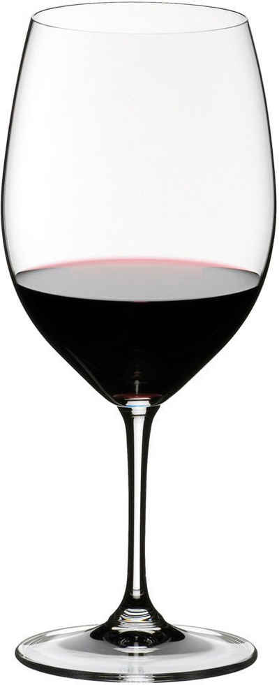 RIEDEL THE WINE GLASS COMPANY Rotweinglas Vinum, Kristallglas, Made in Germany, 650 ml, 2-teilig