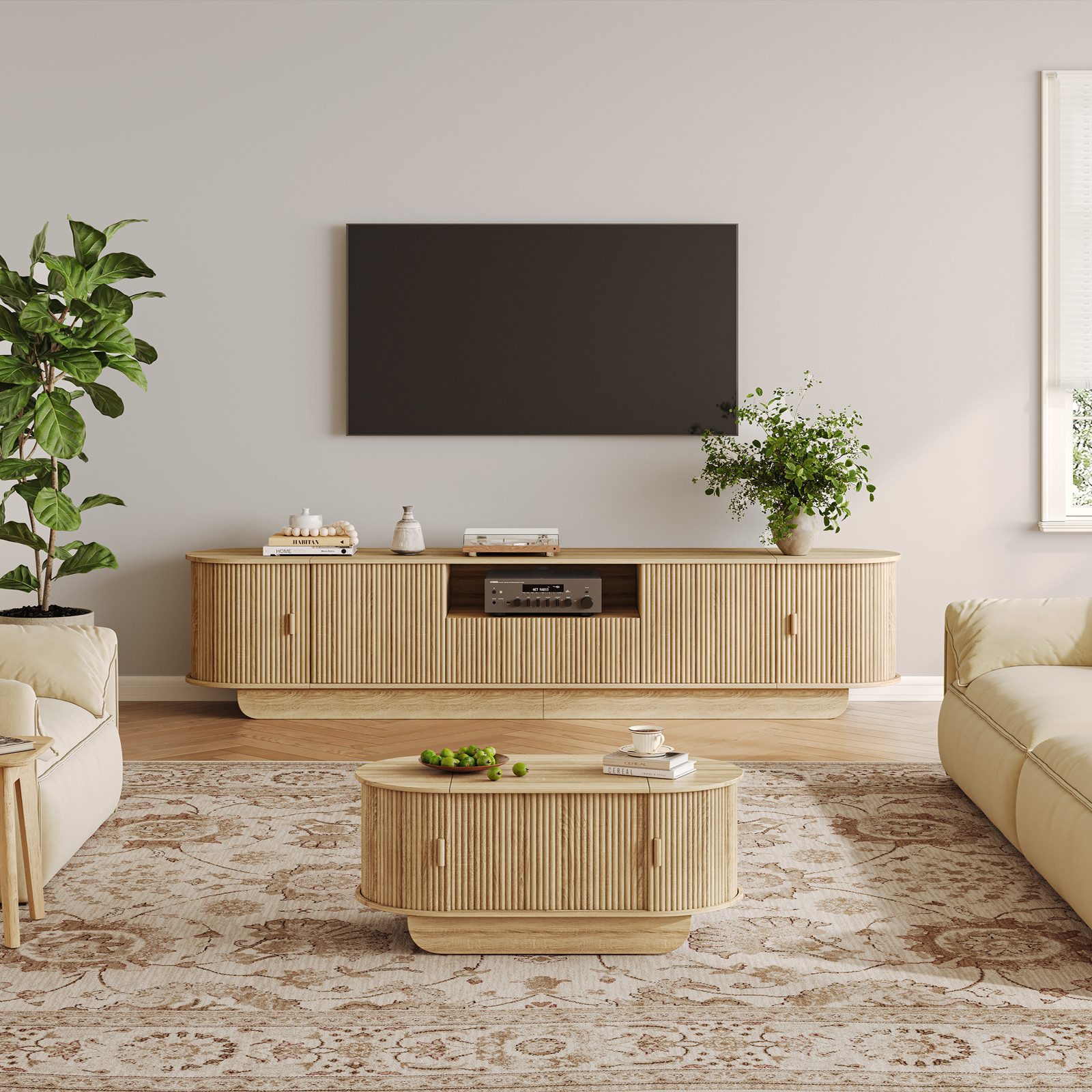 SVEYLXA Couchtisch Höhenverstellbarer Couchtisch mit Hebetischplatte & Schi günstig online kaufen