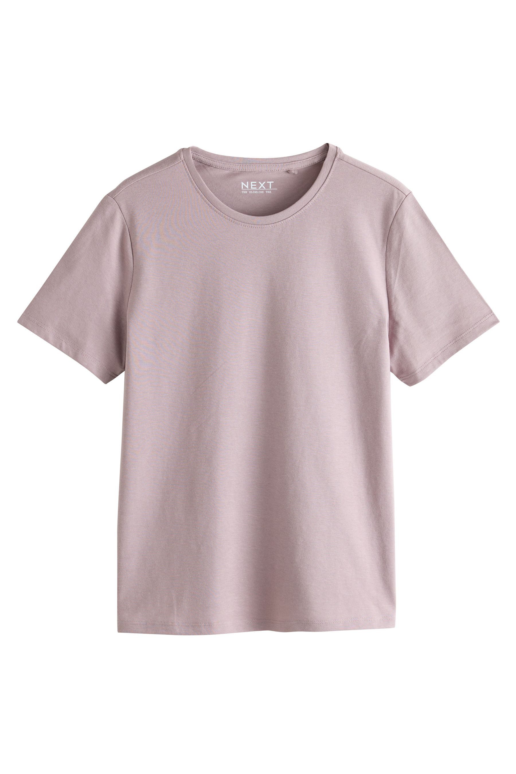 Next T-Shirt 3er-Pack Slim Fit Rundhals-T-Shirts (3-tlg)