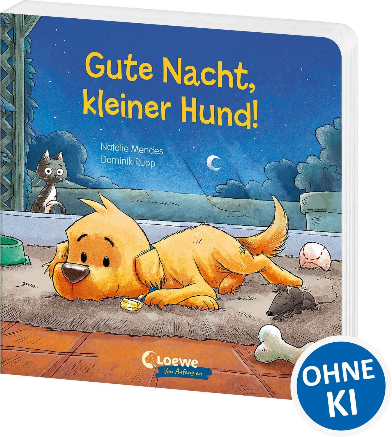 Kinderbuch Gute Nacht, kleiner Hund! Beruhigendes Pappbilderbuch zum Einschlafen Natalie Mendes