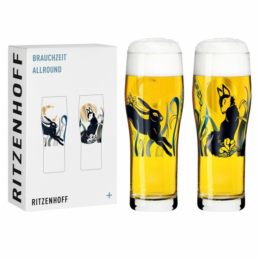 Ritzenhoff Gläser-Set Brauchzeit 001, Kristallglas